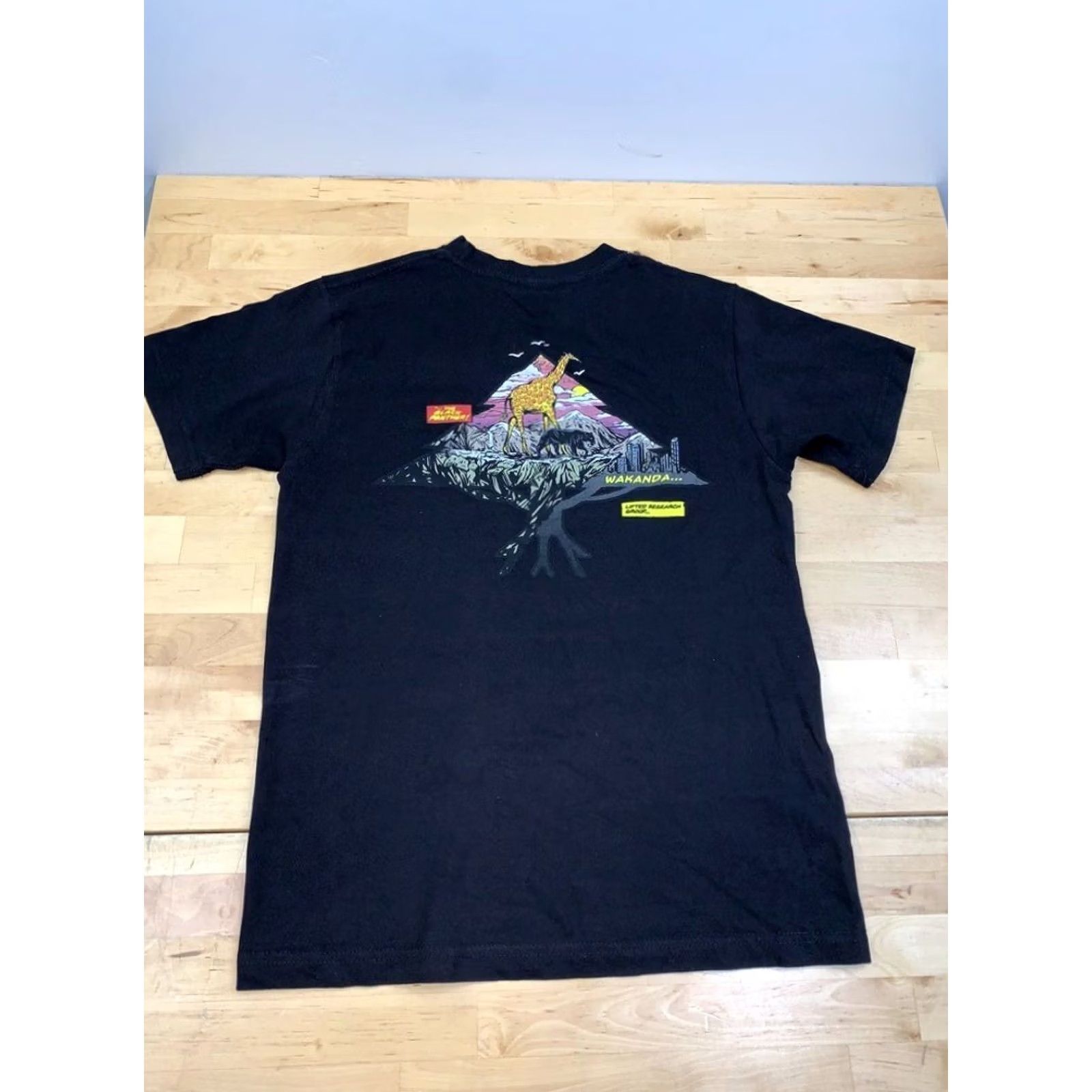 Vintage LRG Marvel Wakanda T Shirt Mens S Black Crew Neck Graphic Print Black Panther #9098 Size US S / EU 44-46 / 1 - 8 Thumbnail