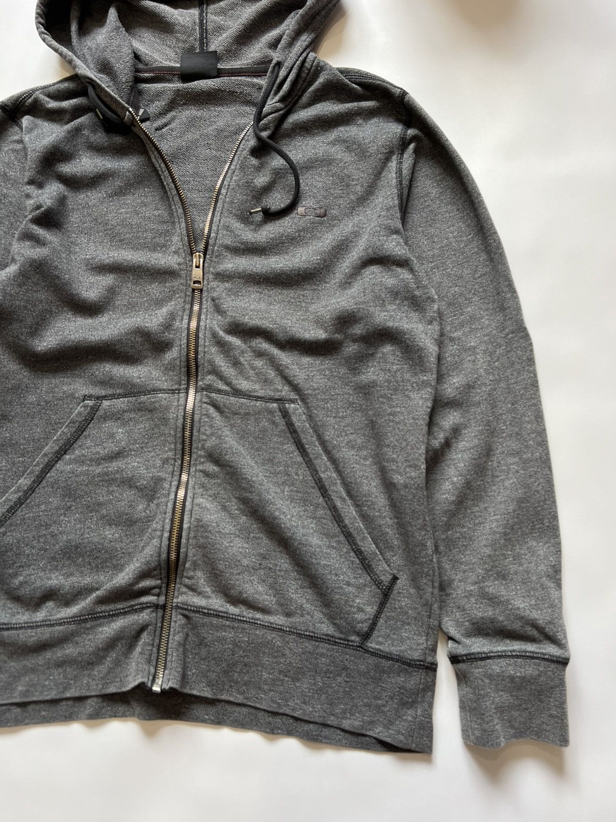 Oakley Oakley Zip Up Sweater Hoodie Grey Rare Size US S / EU 44-46 / 1 - 2 Thumbnail