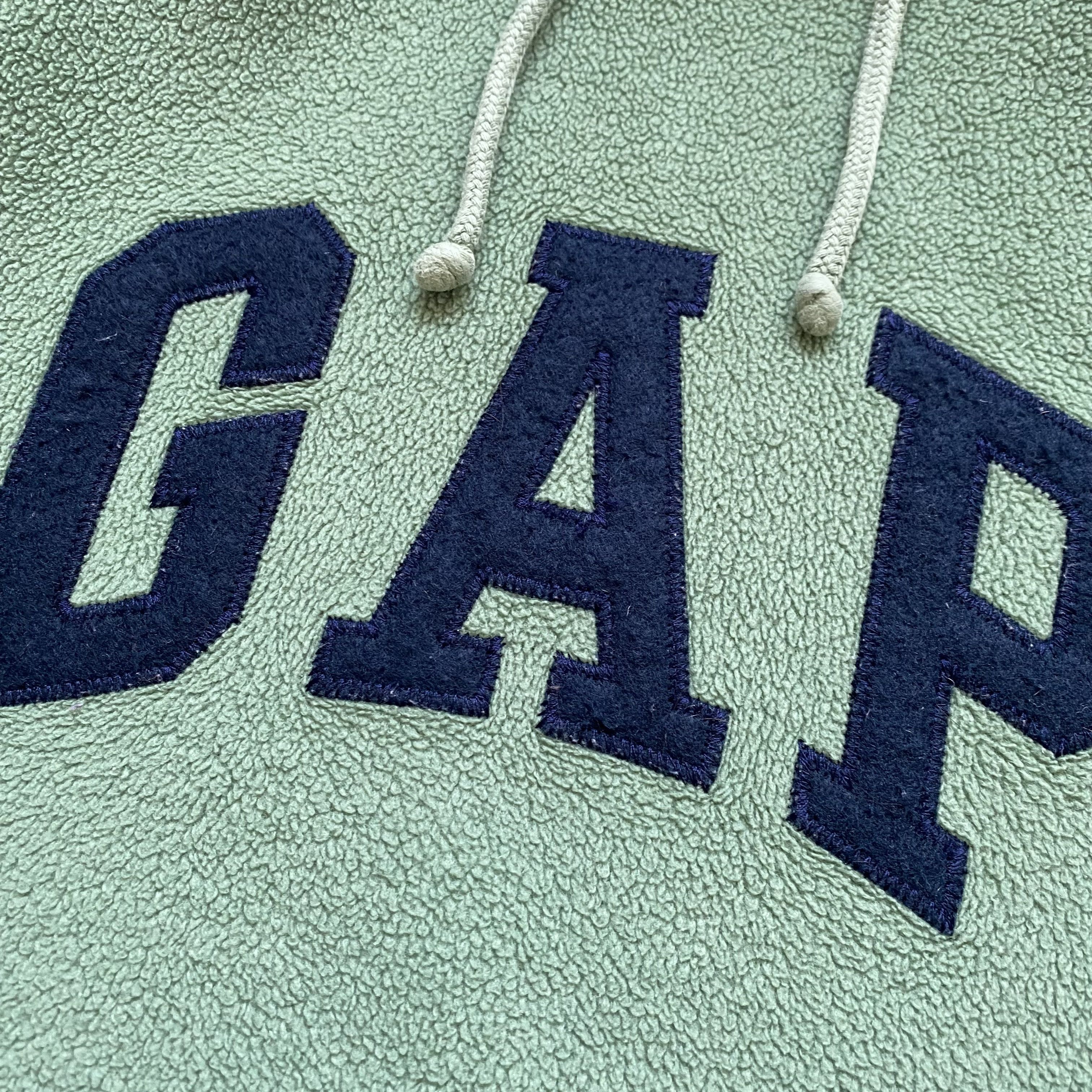 Gap Vintage 90s Gap fleece hoodie Y2K Center logo KOREA Size US M / EU 48-50 / 2 - 5 Thumbnail