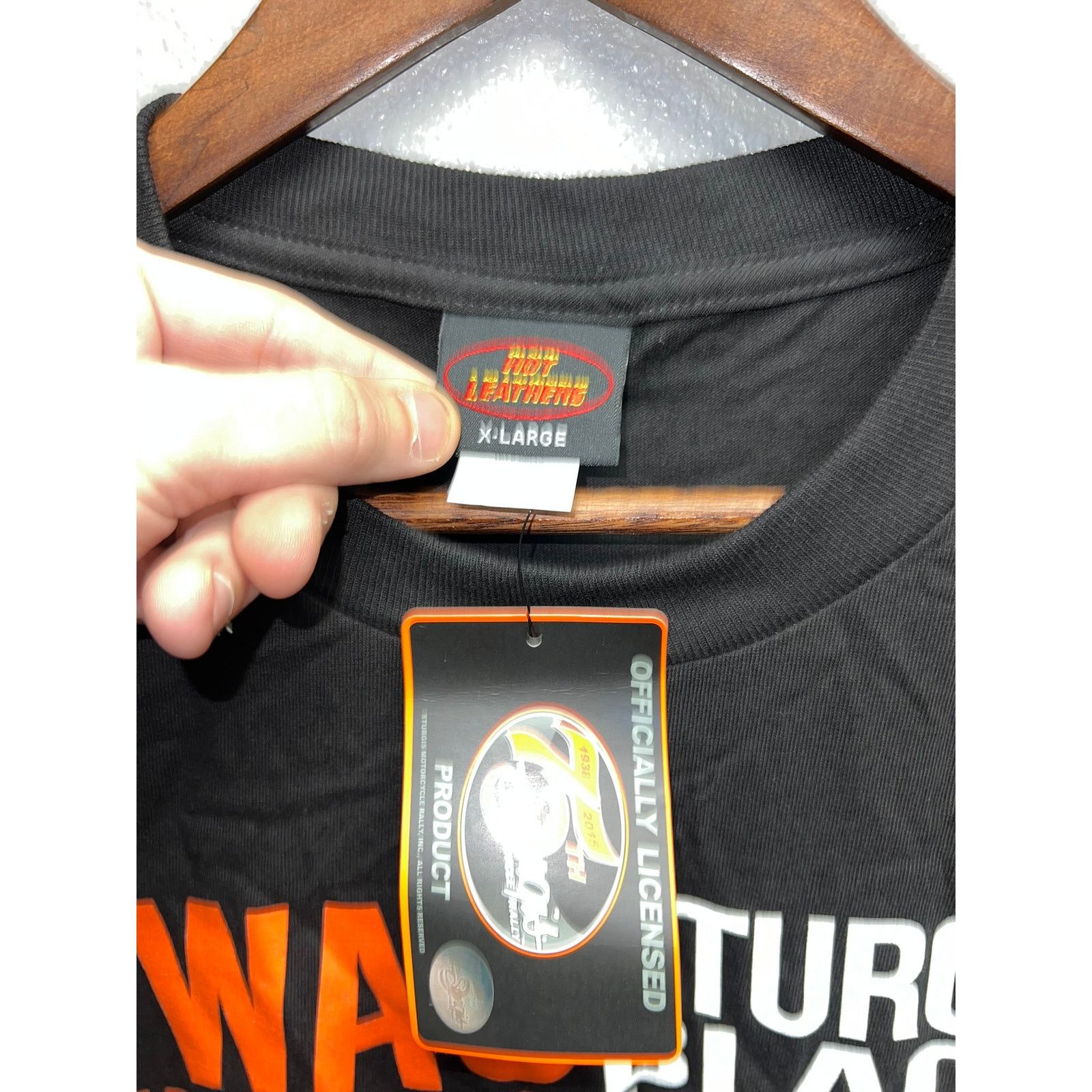 Vintage Sturgis Black Hills Shirt Rally Hot Leathers NWT Shirt XL Size US XL / EU 56 / 4 - 4 Thumbnail