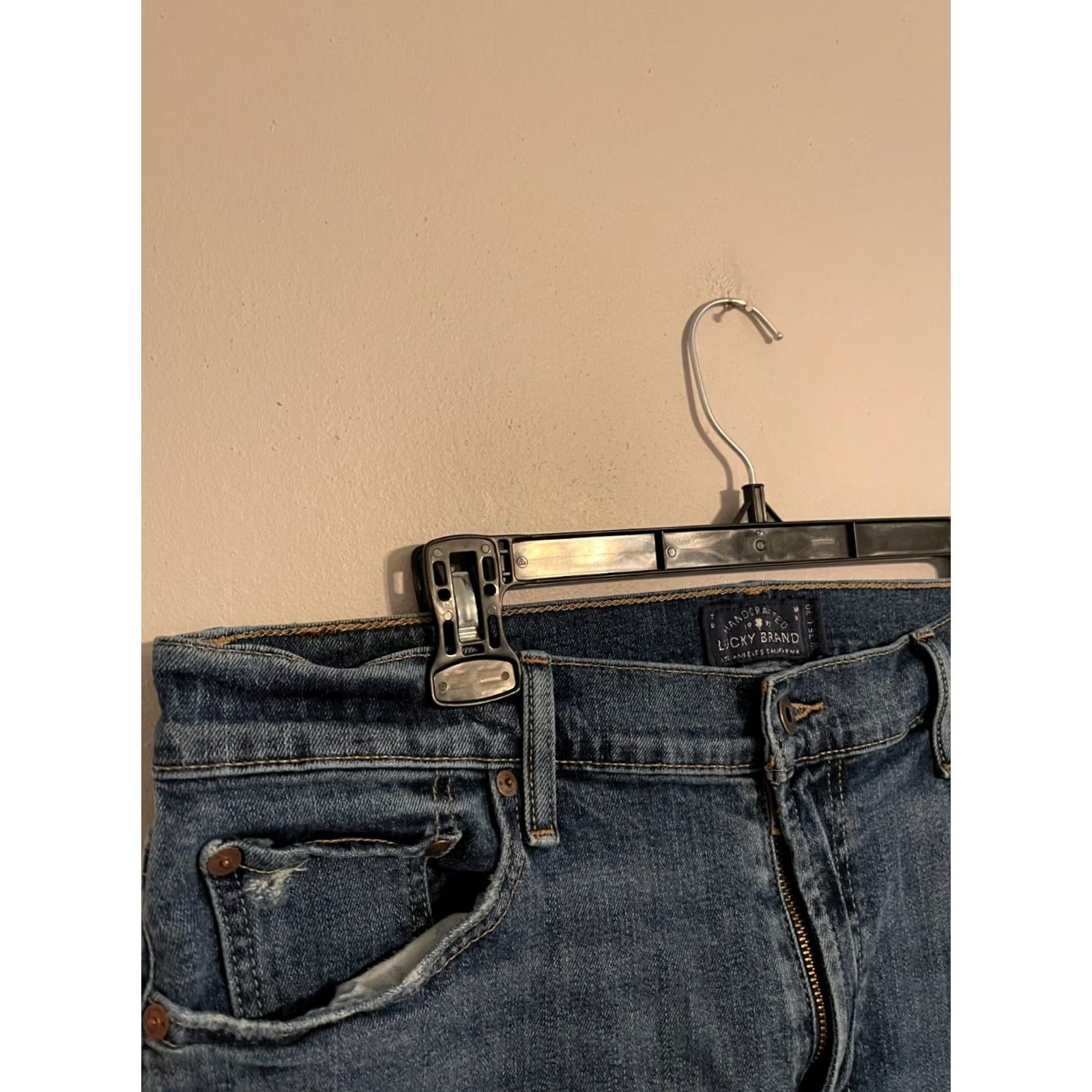 Lucky Brand Lucky Brand Jeans Men's 36x30 Medium Wash Blue Denim 181 Original Straight Size US 36 / EU 52 - 2 Thumbnail