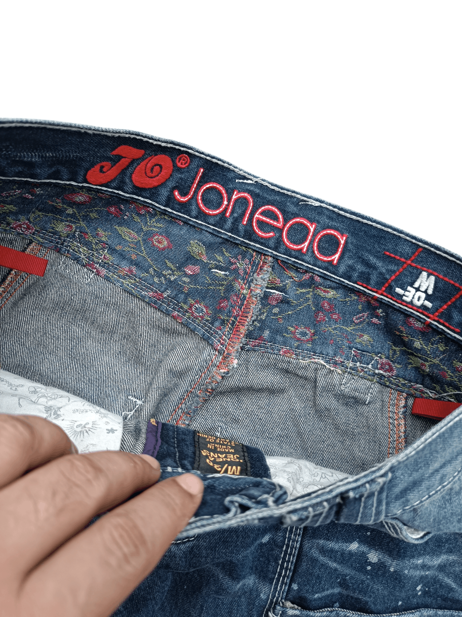 Hysteric Glamour RARE Joneaa Multi Pocket Design Knee Strap Jeans Size US 30 / EU 46 - 6 Thumbnail