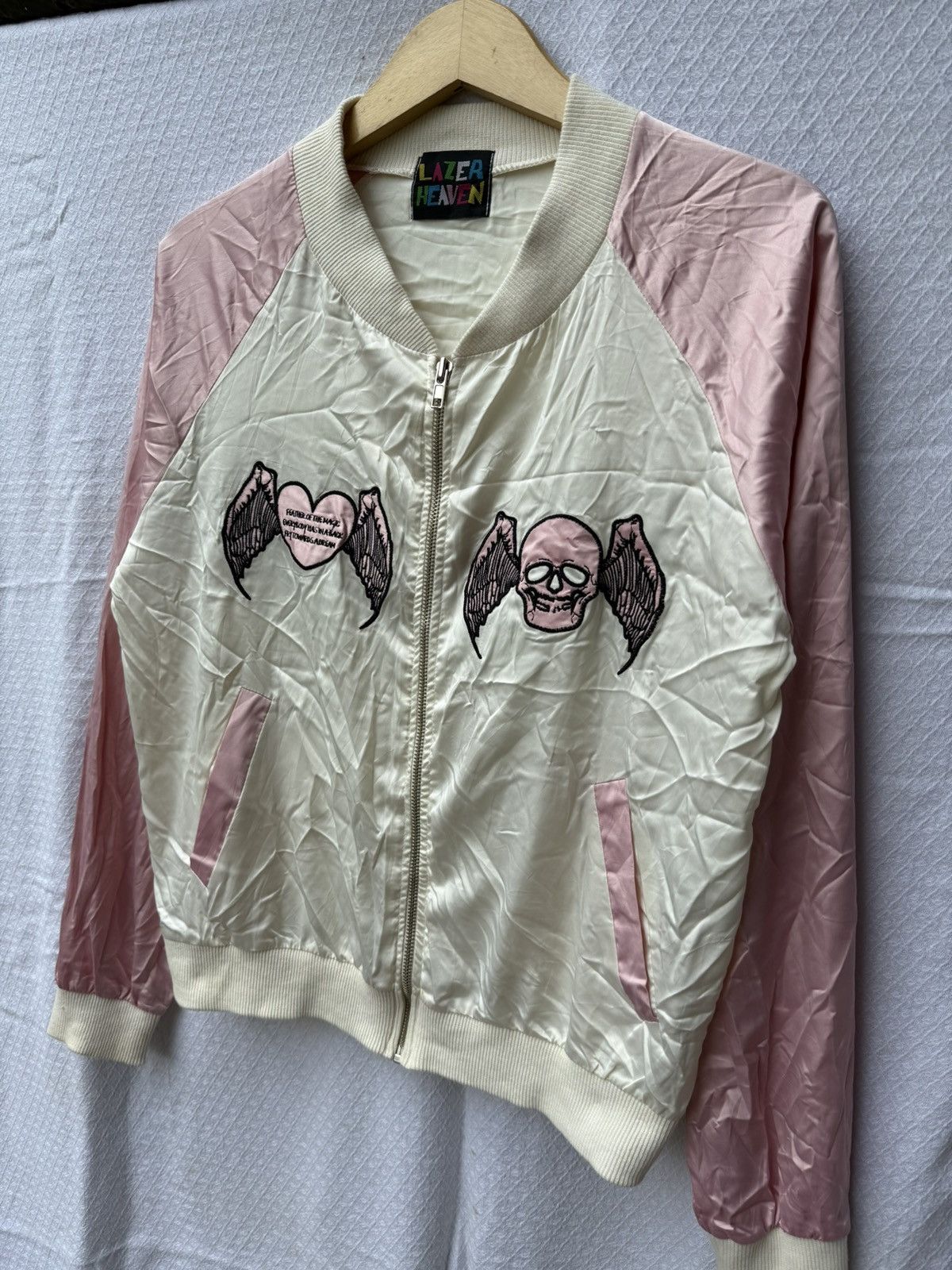 If Six Was Nine Lazer Heaven Bomber Jacket Skull Size US M / EU 48-50 / 2 - 8 Thumbnail