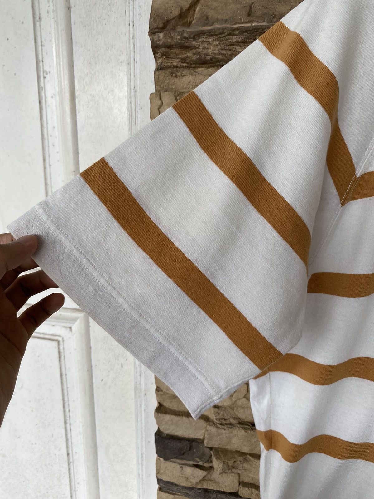 Christophe Lemaire × Lemaire × Uniqlo Uniqlo X Christophe Lemaire Oversized Stripes Tshirt Size US L / EU 52-54 / 3 - 2 Thumbnail