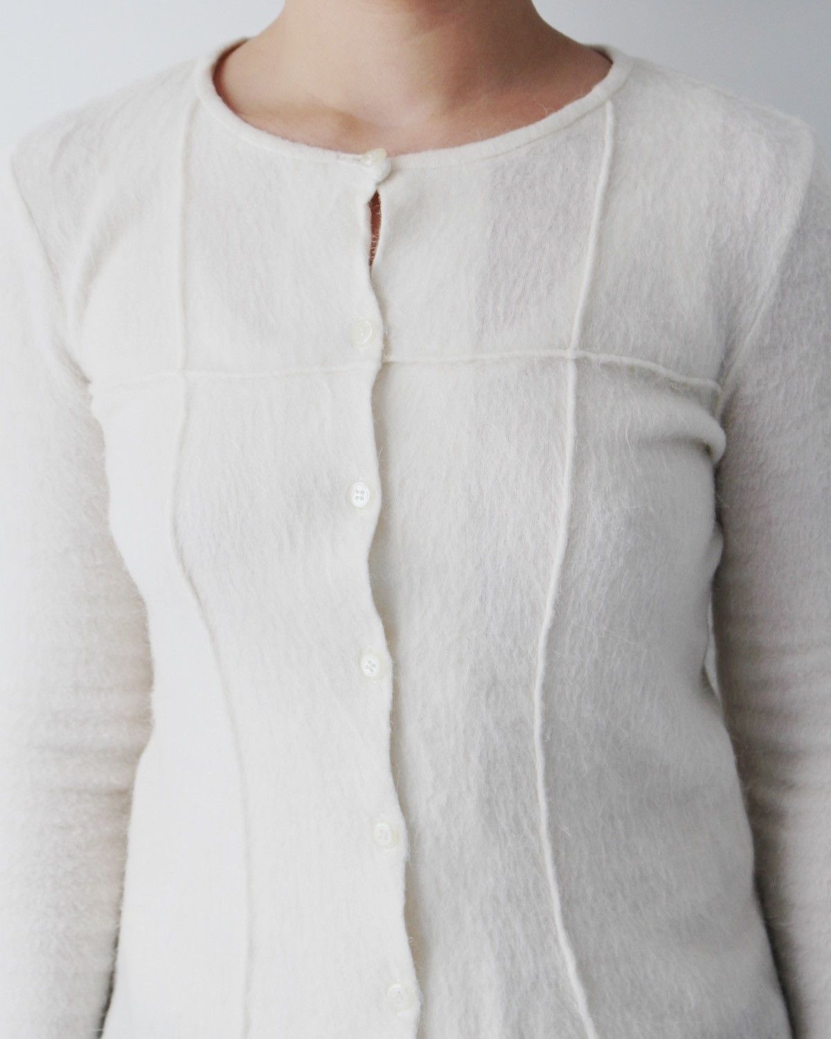 Japanese Brand 1990S 1 DI PRIMA MOHAIR CARDIGAN Size US M / EU 48-50 / 2 - 6 Thumbnail