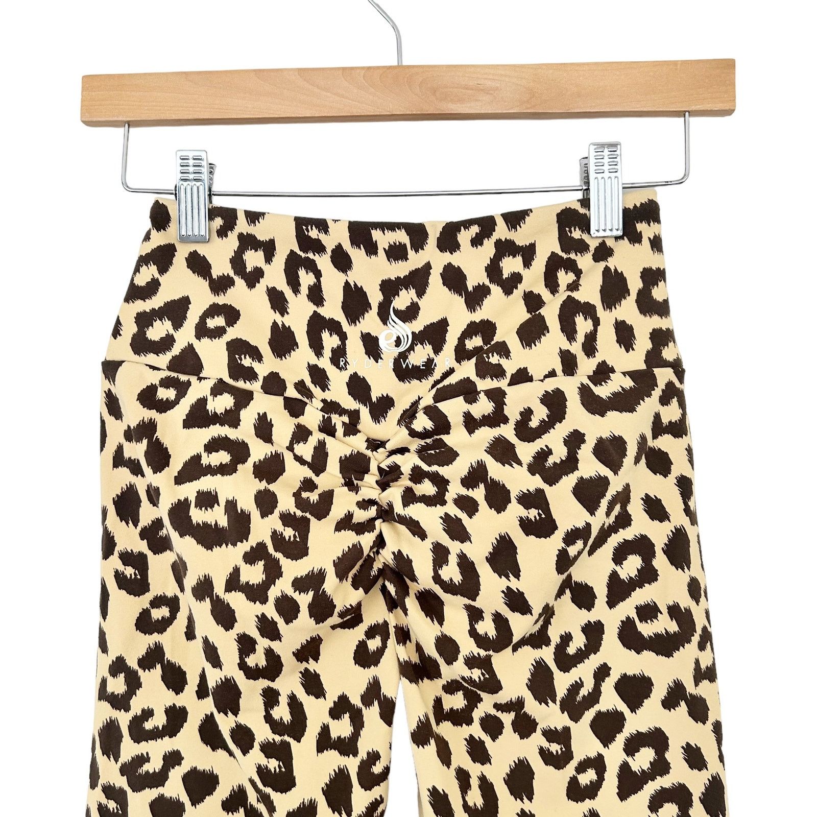Other Ryderwear Leopard Cheetah Scrunch Butt Leggings Sz S Size 27" / US 4 / IT 40 - 4 Thumbnail