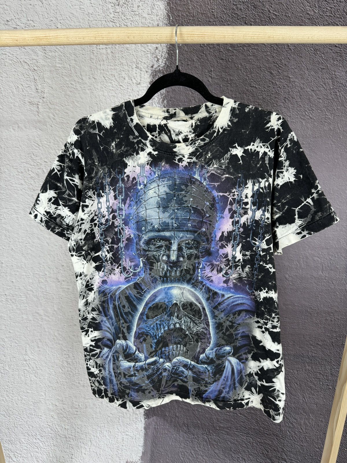 Band Tees Vintage 90s Skulls Chain Allover print merch tee shirt Size US M / EU 48-50 / 2 - 1 Thumbnail