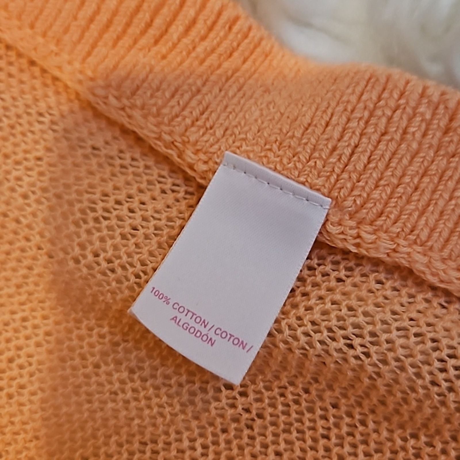 Victoria's Secret Victoria's Secret Peach Coral Short Sleeve Knit Poncho Shirt Size M / US 6-8 / IT 42-44 - 6 Thumbnail