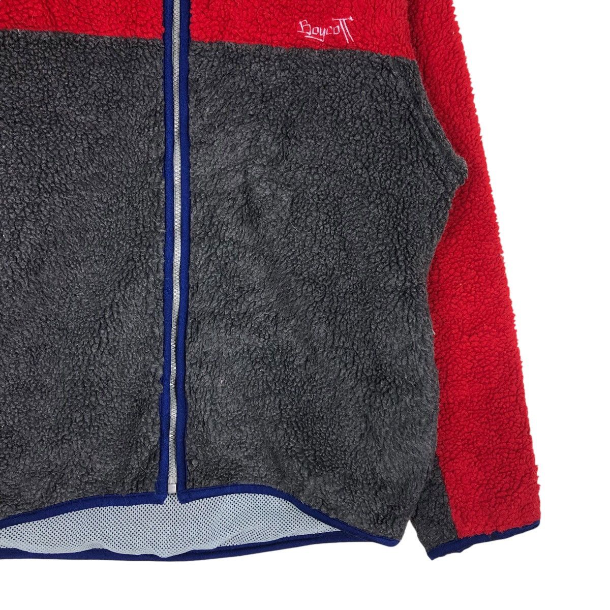 Boycott 📌Vintage Fleece Dip Pile Sherpa Jacket Multi Colour Boycott Size US M / EU 48-50 / 2 - 6 Thumbnail