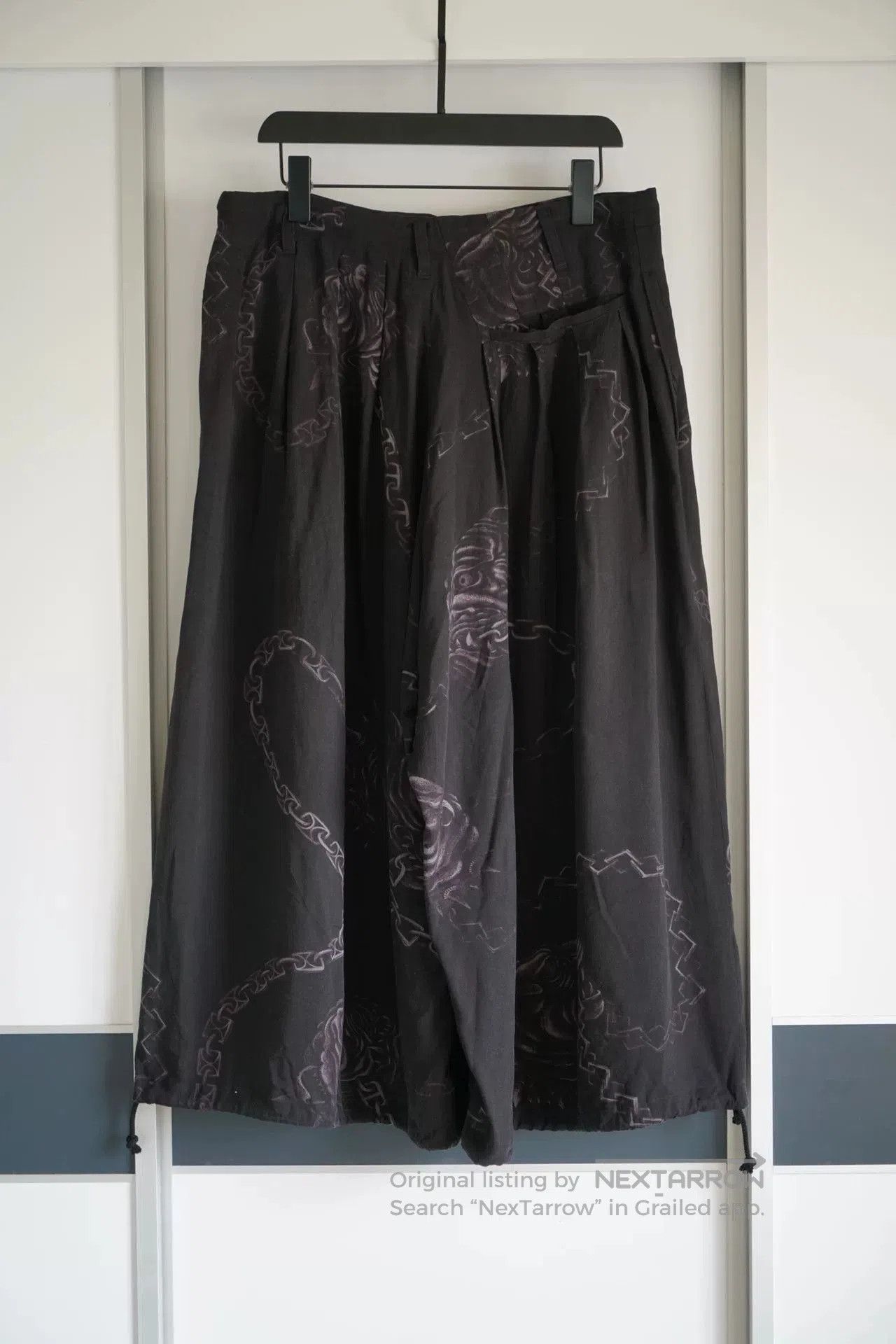 Yohji Yamamoto Chain Lantern Pants.