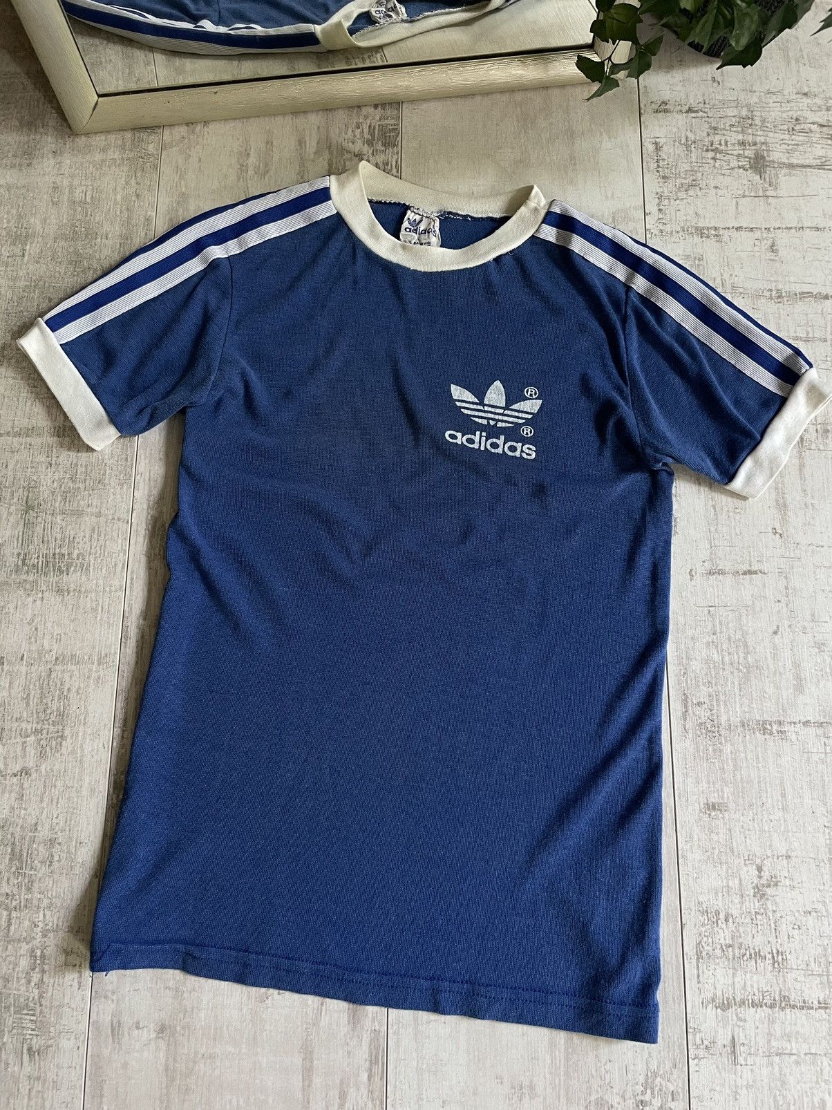 Adidas Vintage Adidas 70’s T-Shirt Blue Size US S / EU 44-46 / 1 - 2 Thumbnail
