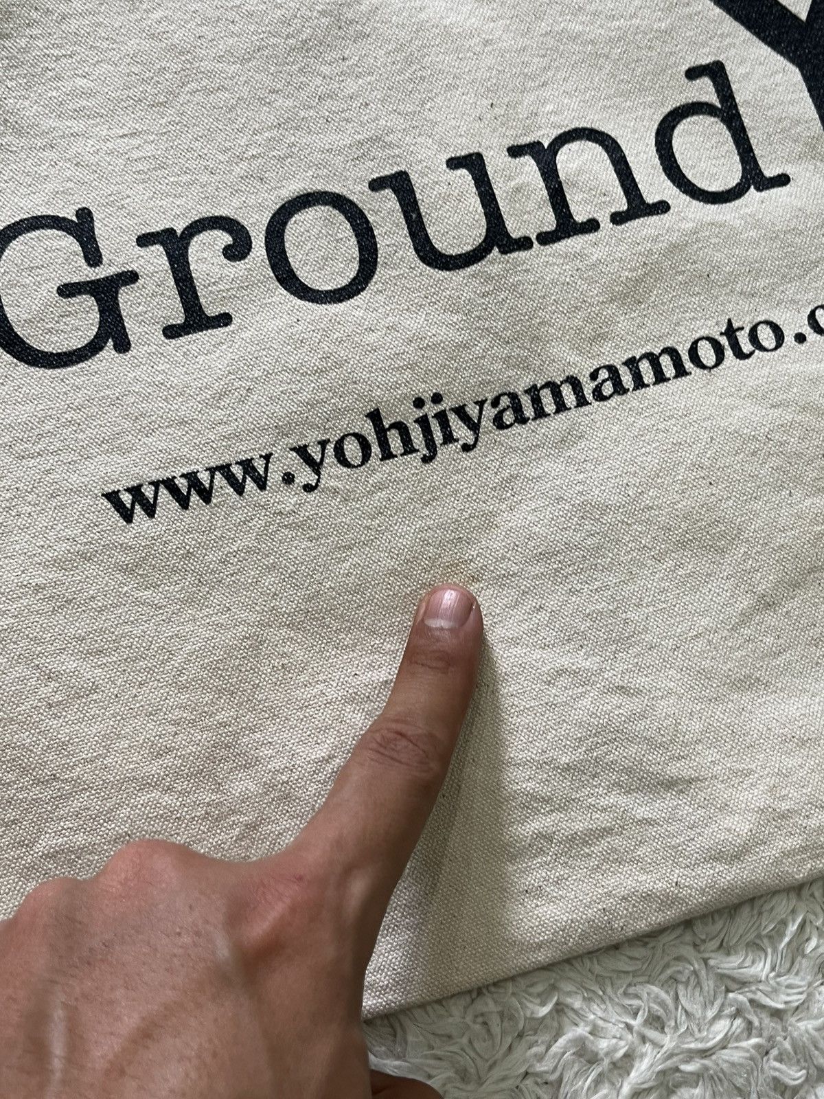 Ground Y × Yohji Yamamoto ground Y by yohji yamamoto sling tote bag Size ONE SIZE - 4 Thumbnail
