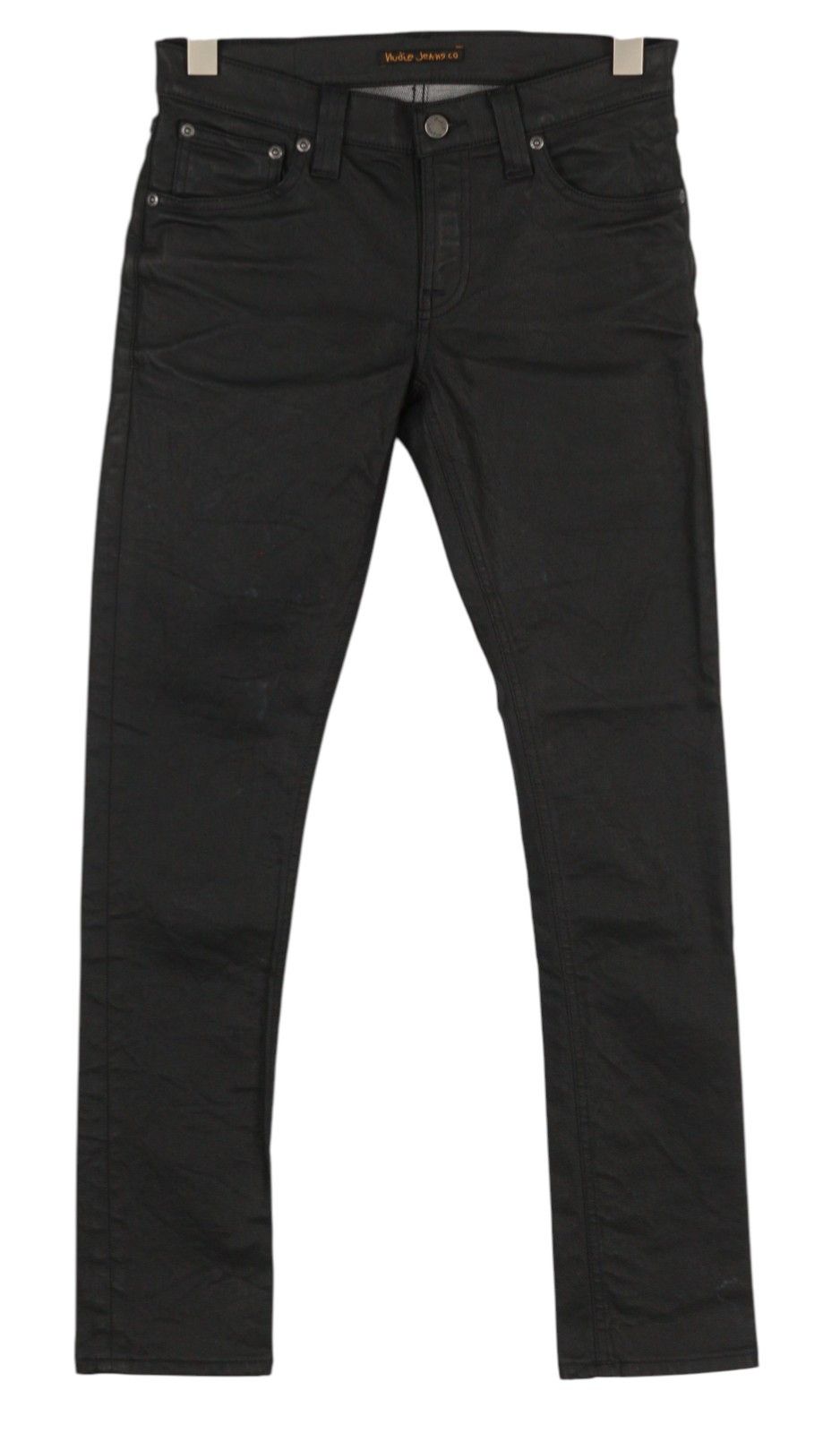 Nudie Jeans TIGHT LONG JOHN W28/L30 Throb Black Coated Jeans 86091 Size US 28 / EU 44 - 1 Thumbnail