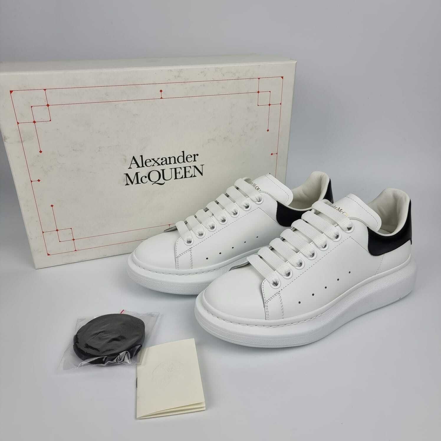 ALEXANDER MCQUEEN Oversized White And Black Sneakers New (Eu