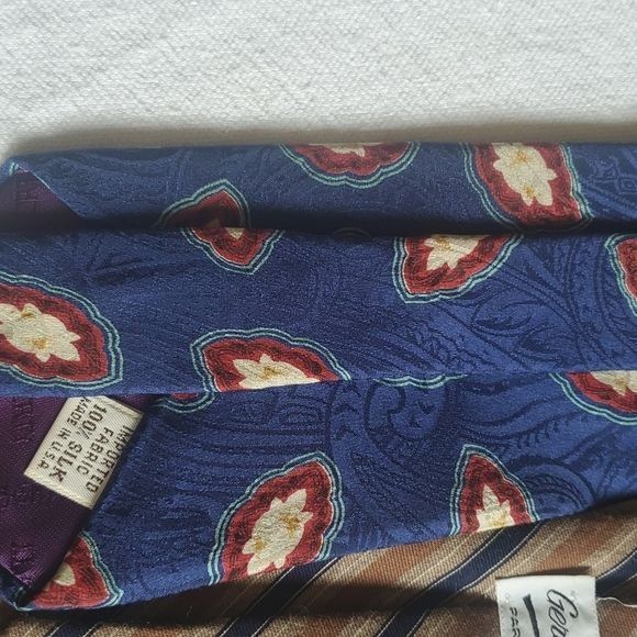 Designer Bundle of 4 Coordinating Ties - 2 Silk Size ONE SIZE - 5 Thumbnail