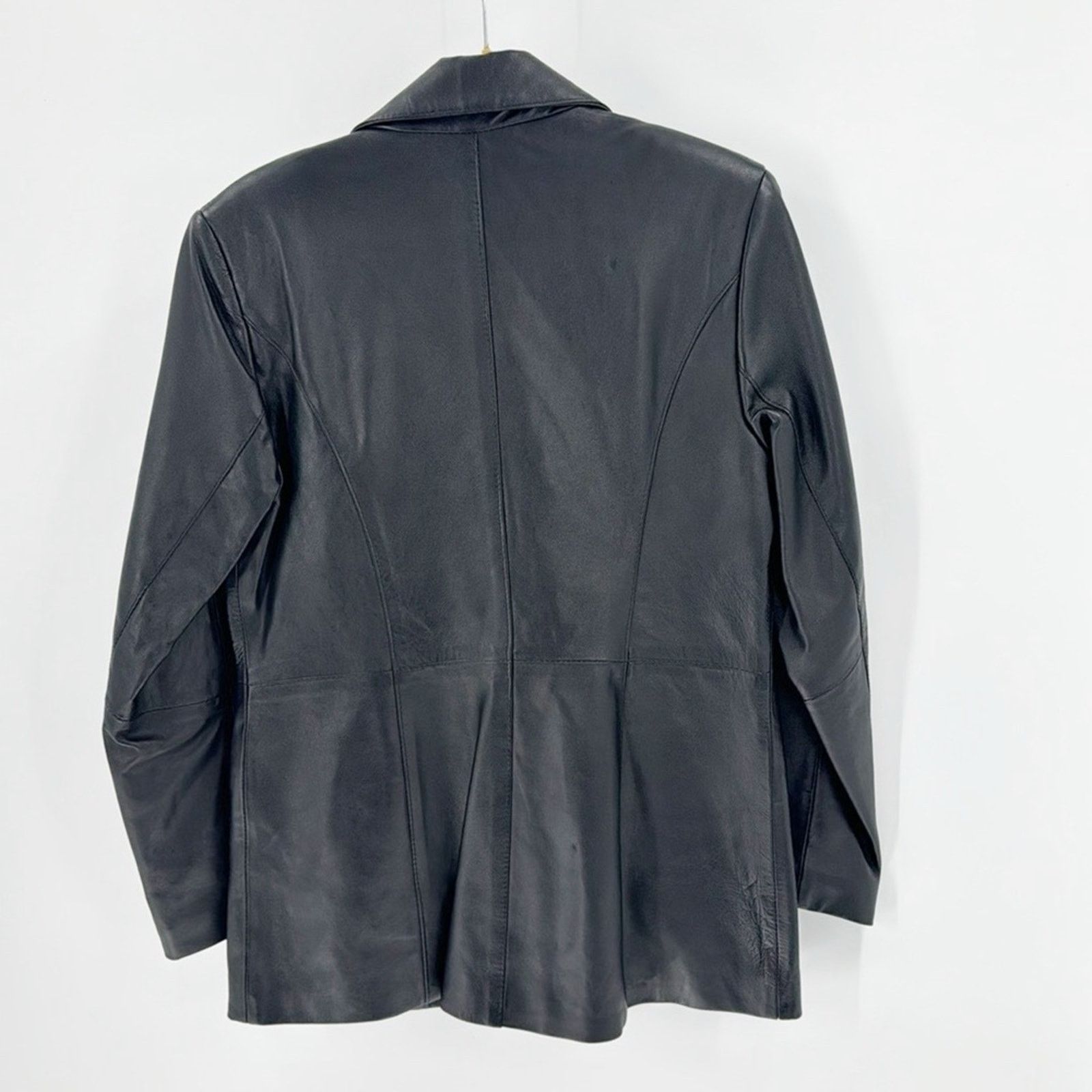 Vintage Vintage DC Collection black leather jacket unisex size M Size US M / EU 48-50 / 2 - 2 Thumbnail