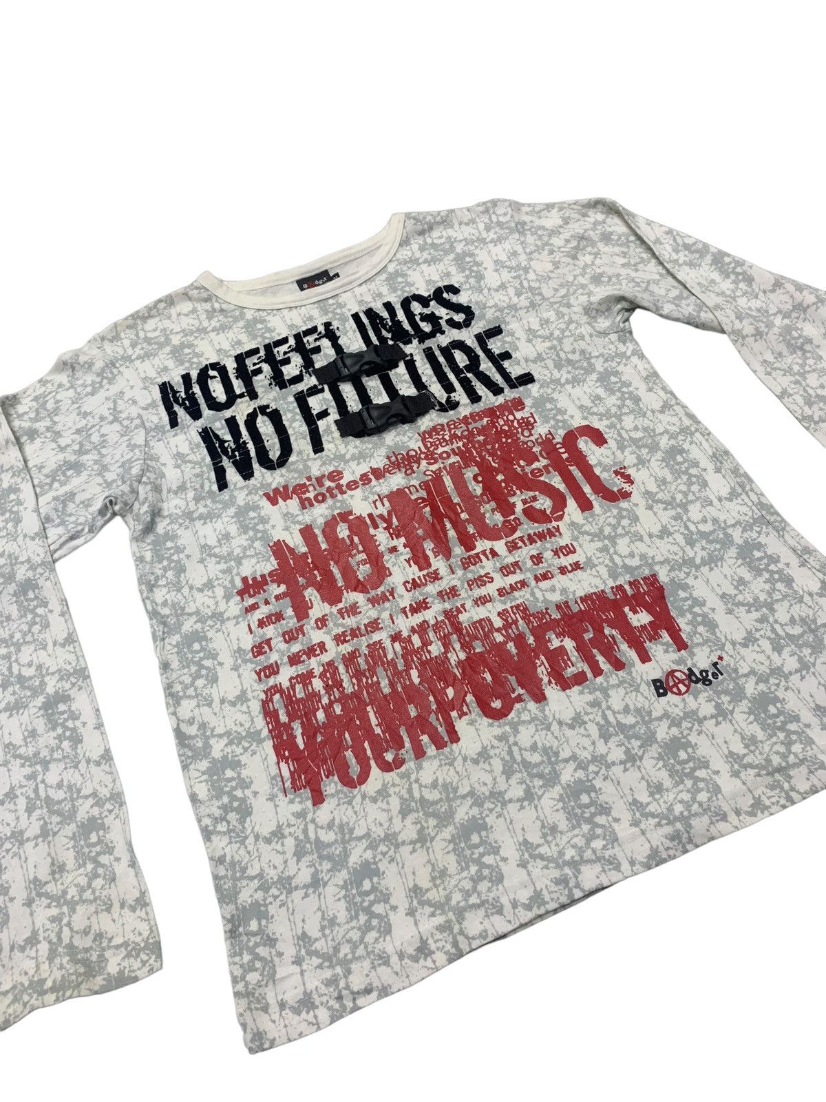 Hysteric Glamour × If Six Was Nine Badger Japan No Feeling No Future Poems Bondage L/S Tees Size US M / EU 48-50 / 2 - 5 Thumbnail