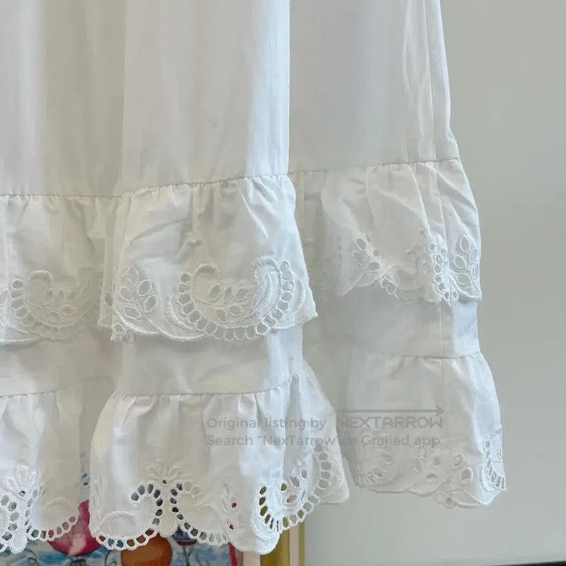 Miu Miu Miu Miu White Long Skirt for Women . Size 39" - 5 Thumbnail