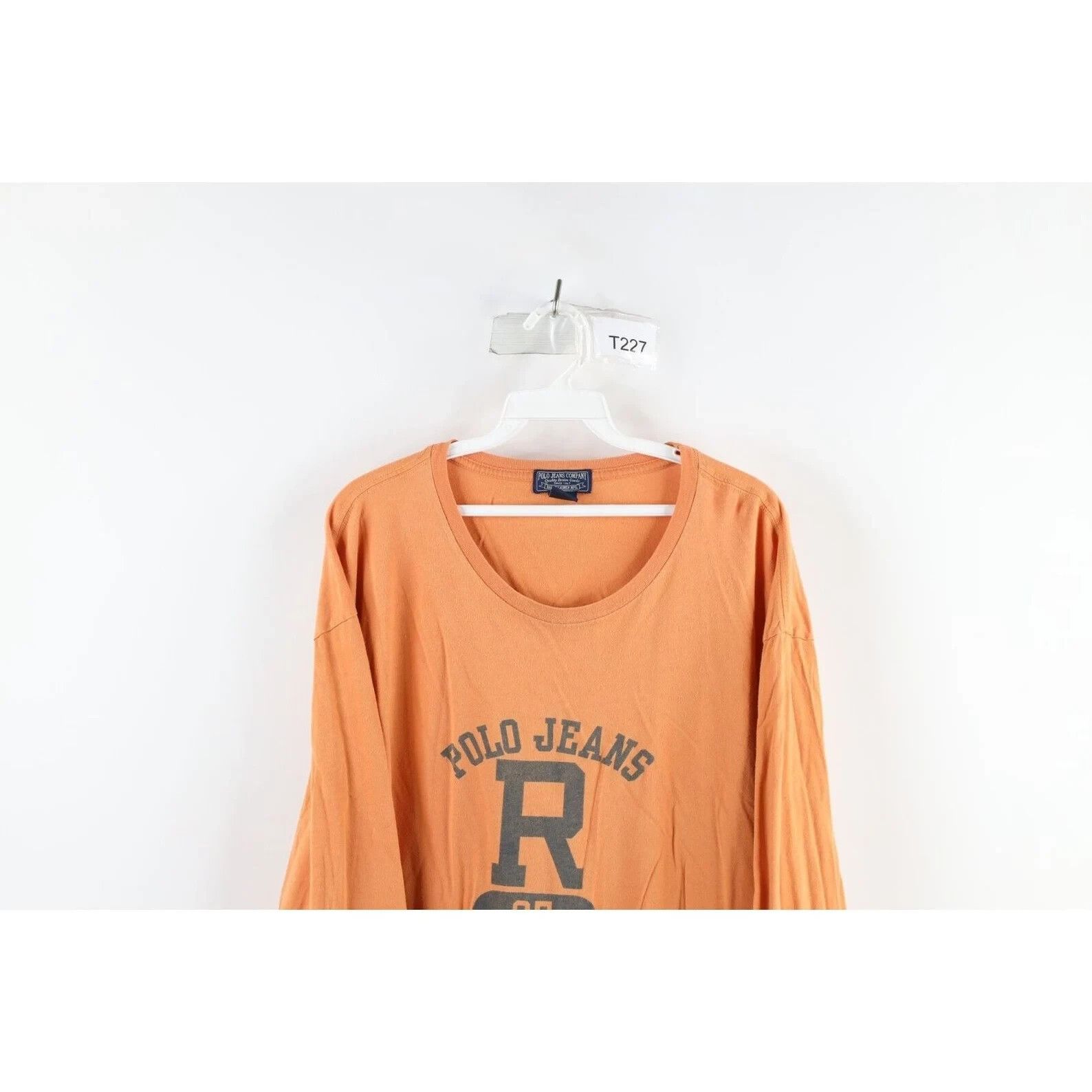 Polo Ralph Lauren Vintage 90s Ralph Lauren Faded Long Sleeve T-Shirt Size US XXL / EU 58 / 5 - 4 Thumbnail