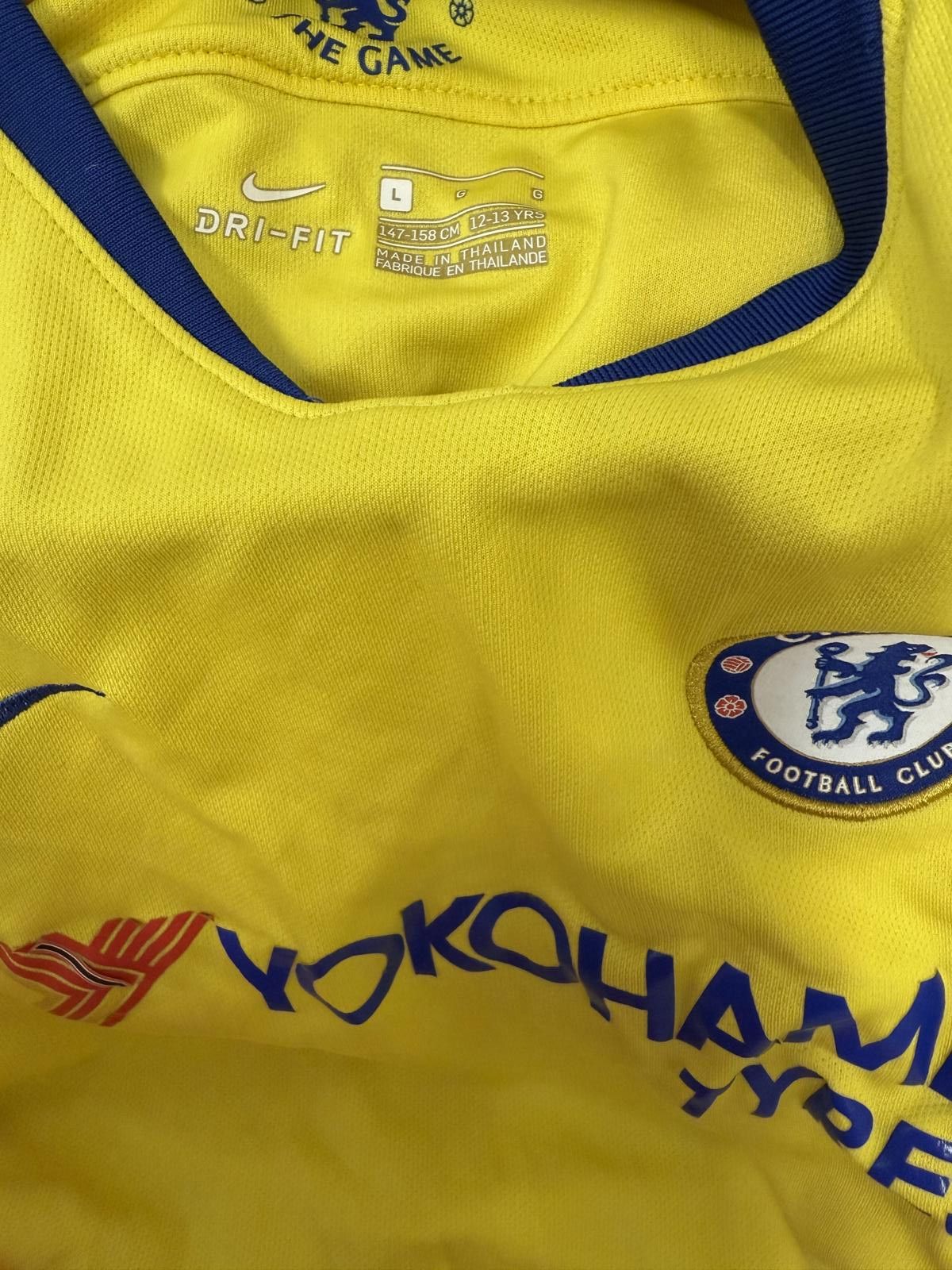 Nike Chelsea FC Yellow Nike Dri-Fit Soccer Jersey Size US L / EU 52-54 / 3 - 3 Thumbnail