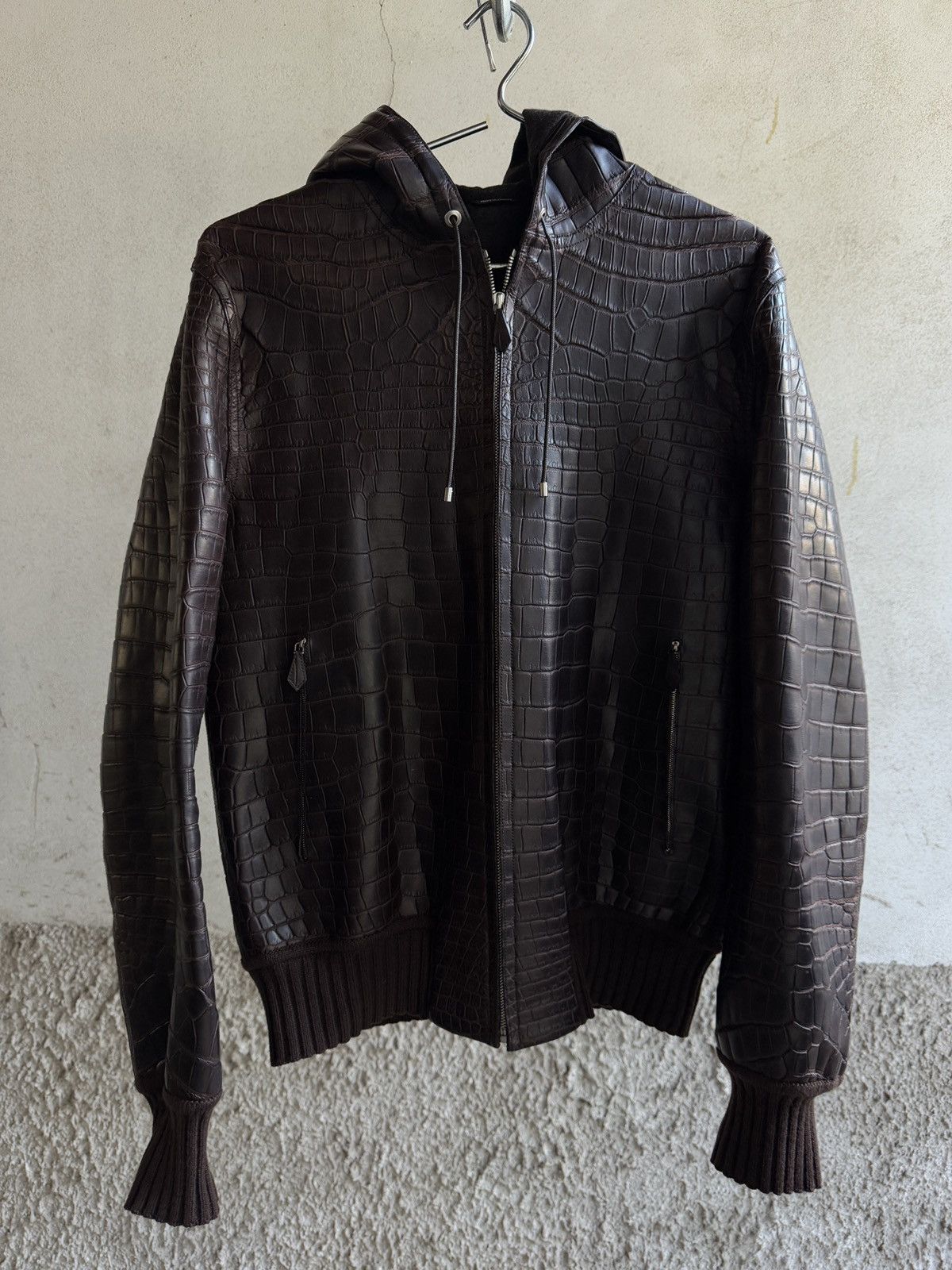 カ*ん様 HERMES crocodile leather jacket A set of two Hermès crocodile jackets | eBay