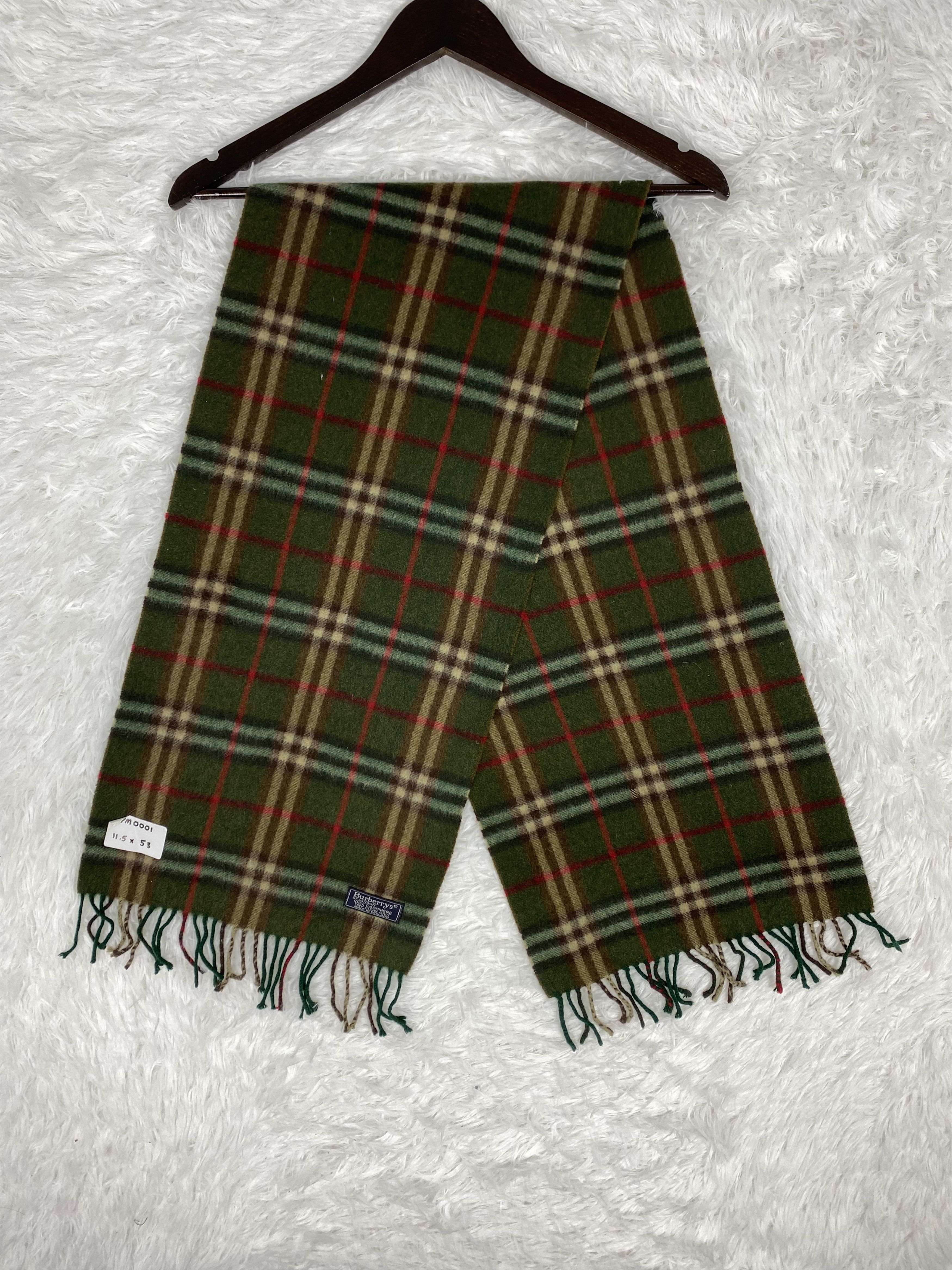 Burberry Vintage Burberry Scarf / Muffler Neckwear PM0001 Size ONE SIZE - 1 Thumbnail