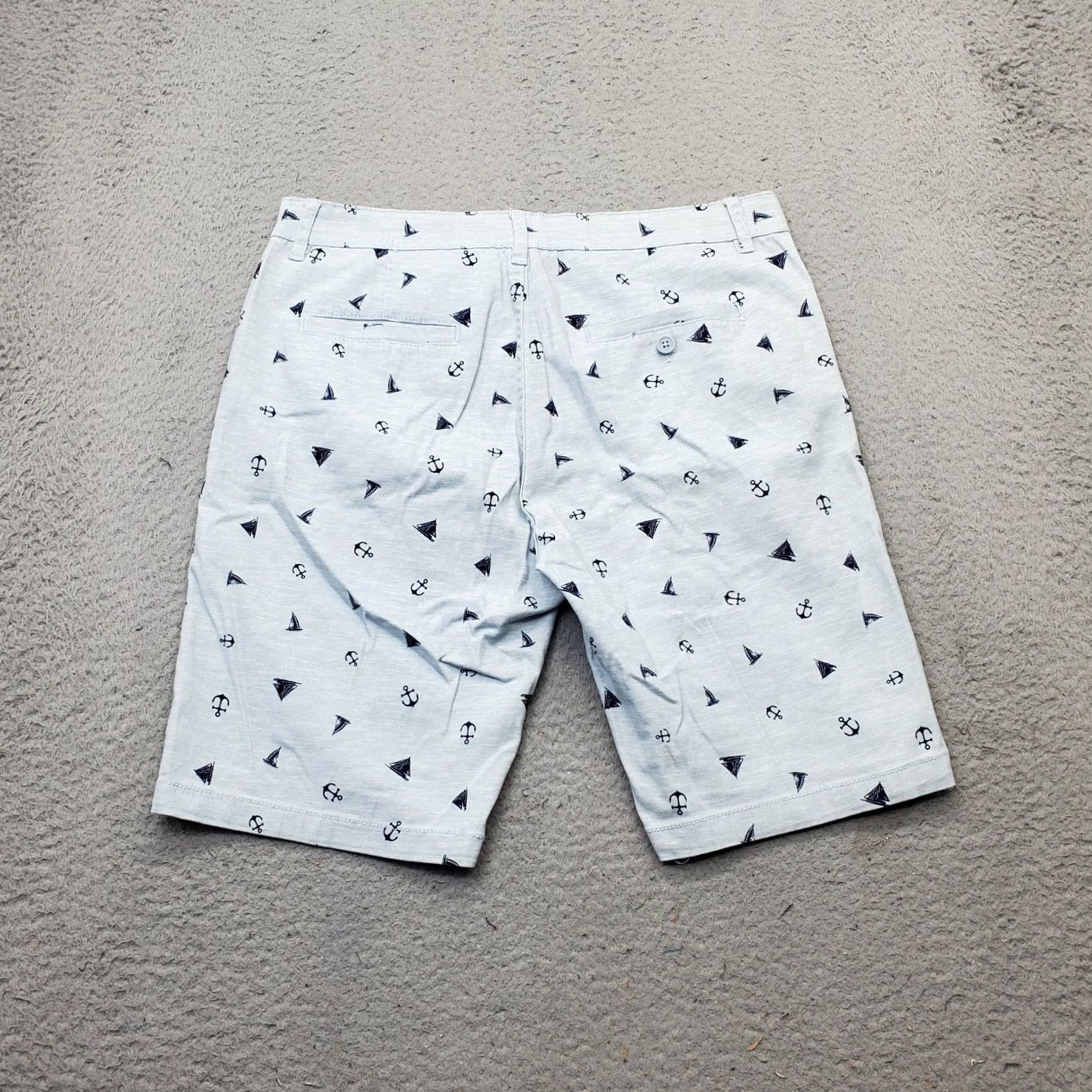 Nautica Company 81 Chino Shorts Mens 34 Multicolor Sailing Boat Nautical Slash Pocket Shirt Size US 34 / EU 50 - 2 Thumbnail