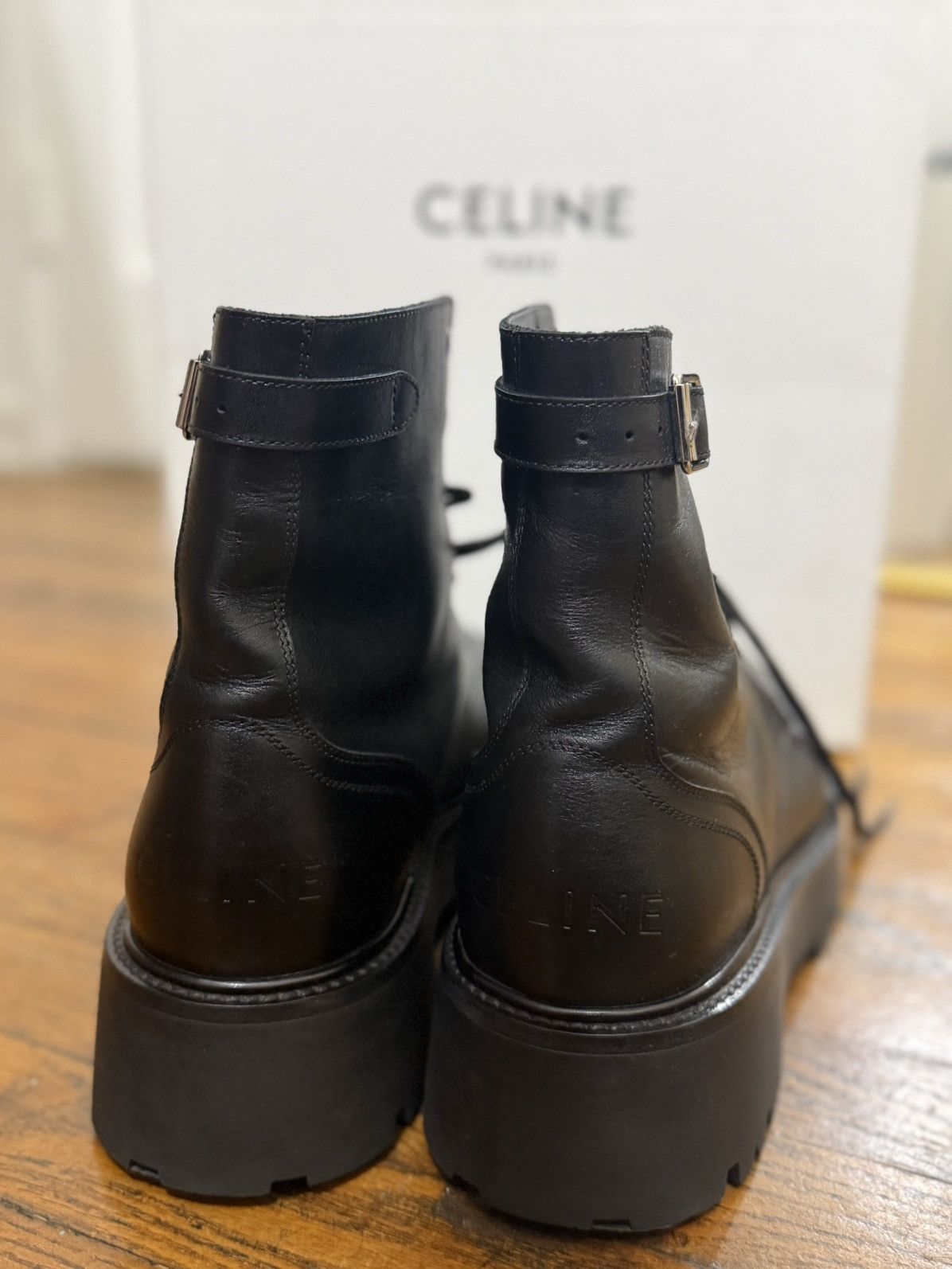 Celine Cosmic Cruiser Studded Combat Boot Size US 12 / EU 45 - 6 Thumbnail