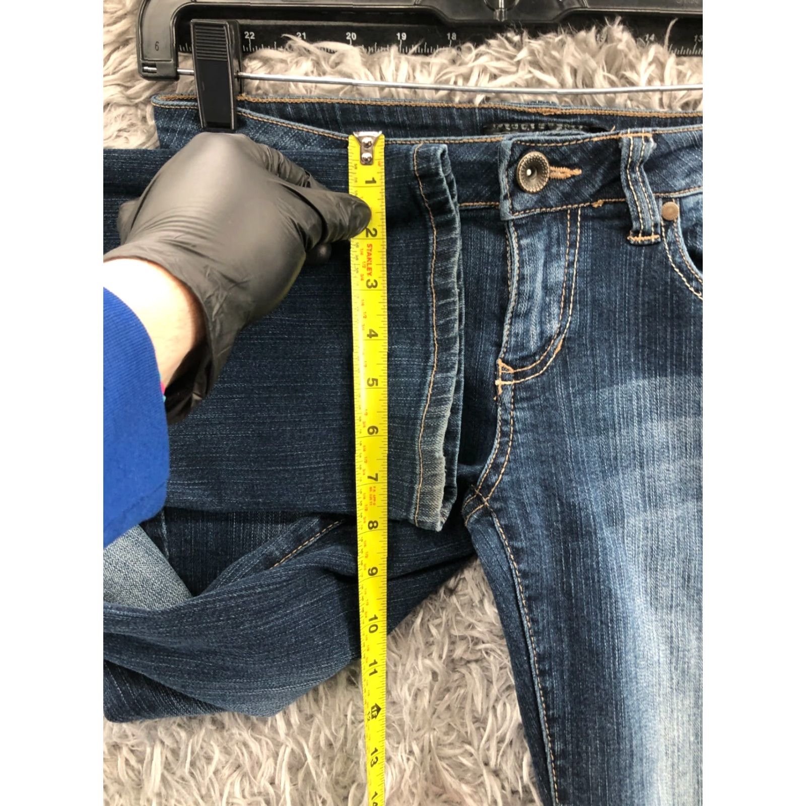 Vintage Blue Spice Jeans Bootcut Women Size 5 Regular Medium Wash Blue 5-Pocket Design Denim Cotton Zipper Button Belt Loops Belt Loops Mens Womens Girls? Size 27" / US 4 / IT 40 - 4 Thumbnail