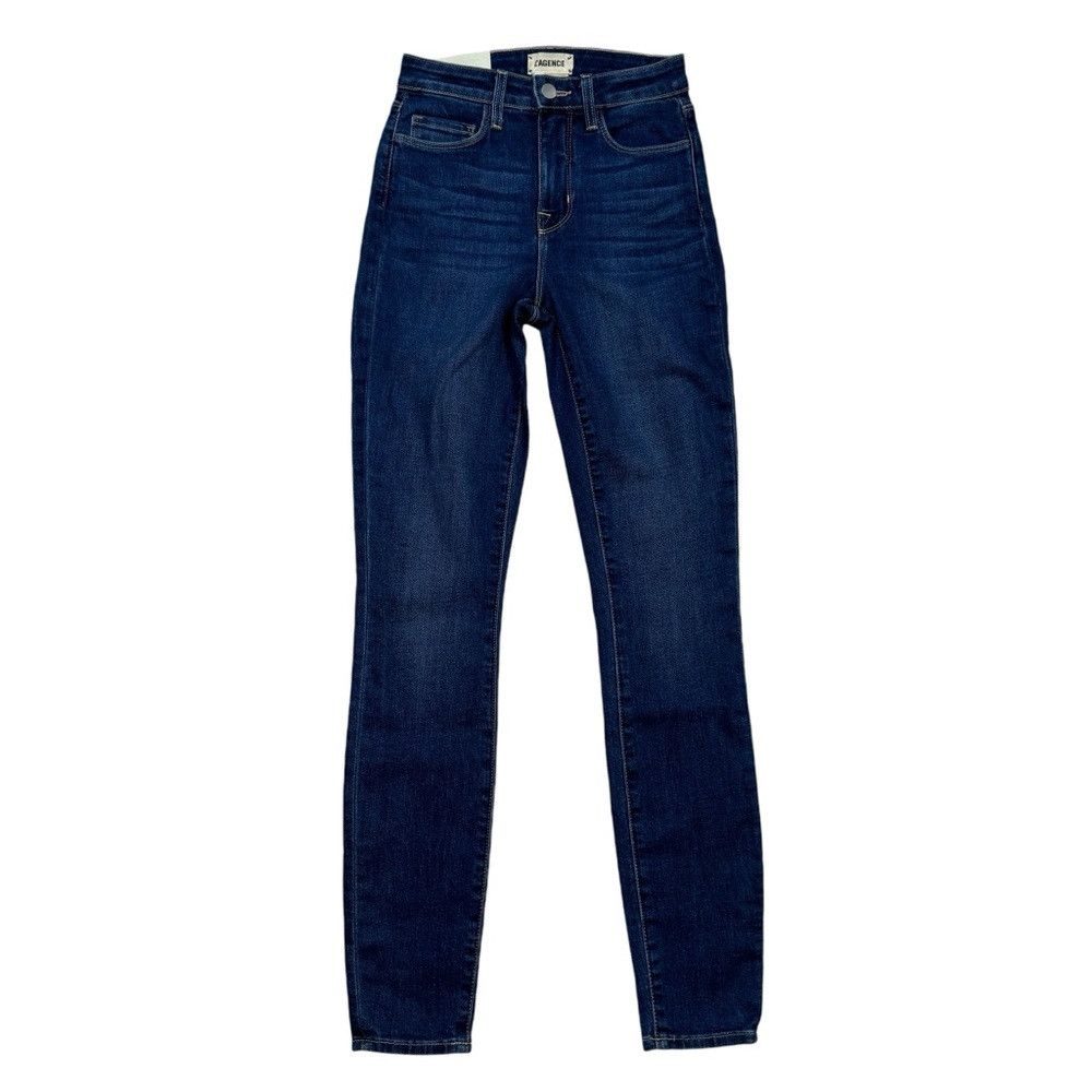 L'AGENCE NWT New $275 L'AGENCE Monique High Rise Skinny Jeans Size 2 Size 23" - 2 Thumbnail