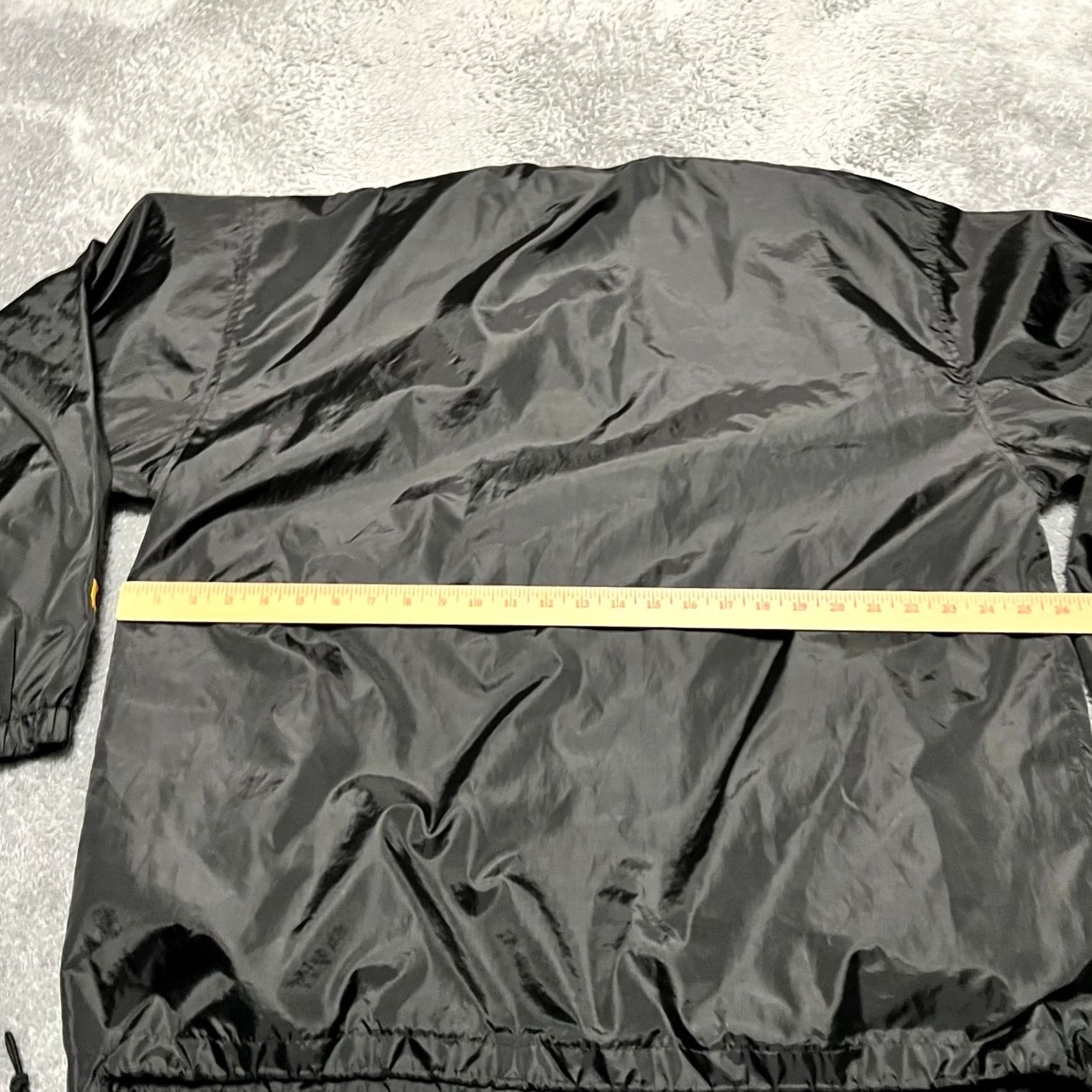 NFL VINTAGE? No. Final: Green Bay Packers NFL Jacket Windbreaker Mens Large Black Lightweight Jacket Size US L / EU 52-54 / 3 - 5 Thumbnail
