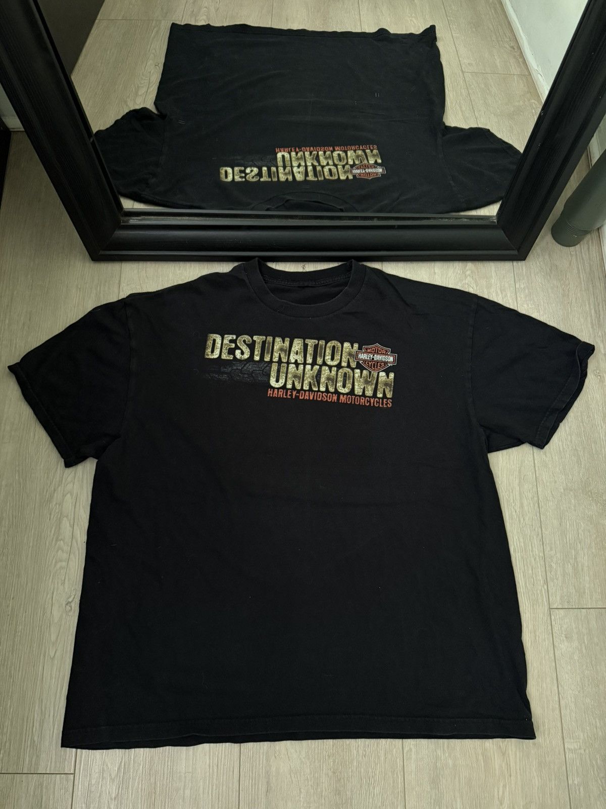 Harley Davidson × Vintage Vintage / Y2K Harley Davidson Black Widow Skull Shirt Size US XXL / EU 58 / 5 - 3 Thumbnail