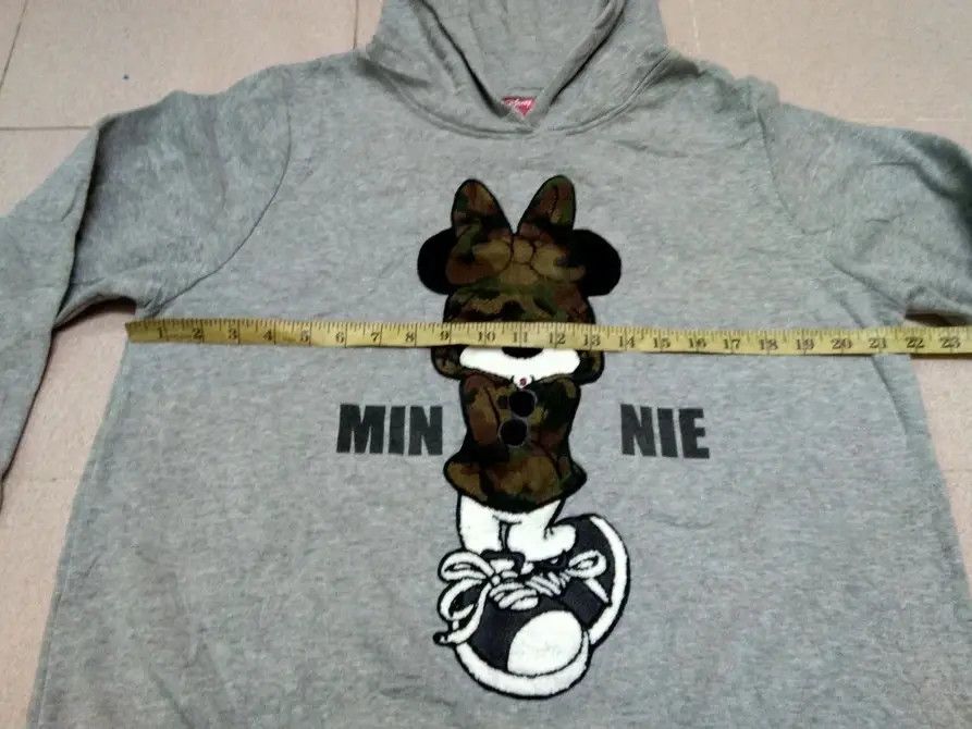 Vintage Mickey Mouse Grey Hoodie Size US L / EU 52-54 / 3 - 12 Thumbnail
