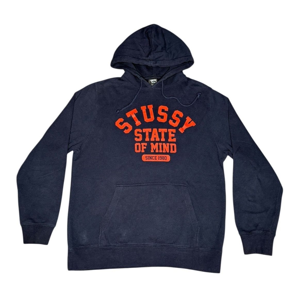 Stussy × Vintage Vintage Stussy State of Mind 1980 Hoodie Size US M / EU 48-50 / 2 - 1 Thumbnail