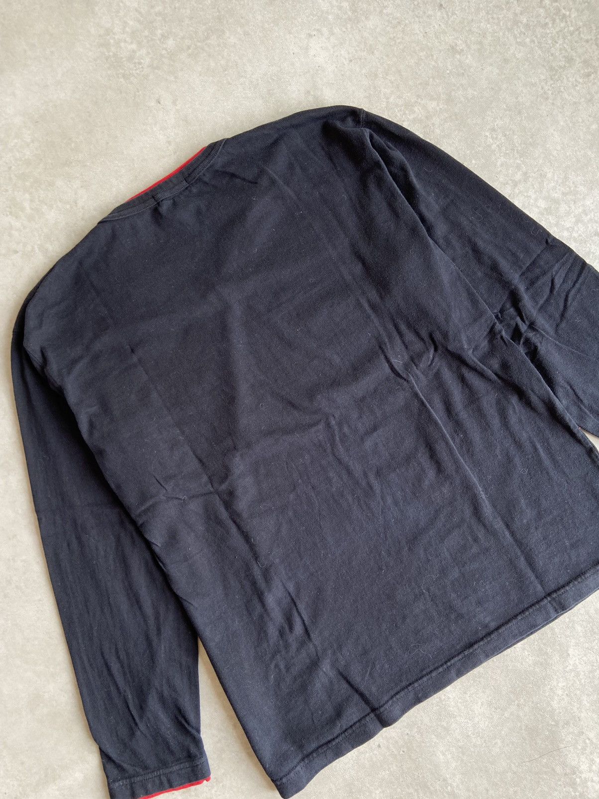 If Six Was Nine × Japanese Brand × Le Grande Bleu (L.G.B.) Y2K Bad Boy Poem Double Layer Long Sleeve Size US L / EU 52-54 / 3 - 8 Thumbnail