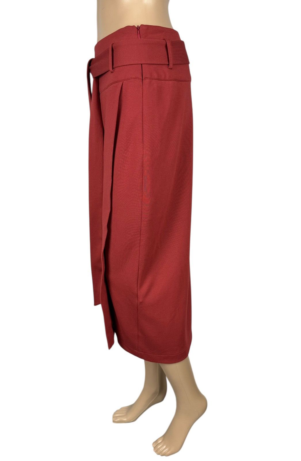 Designer Ivko Woman Maxi Belted Wrap Skirt Viscose size 38 Size 26" / US 2 / IT 38 - 8 Thumbnail