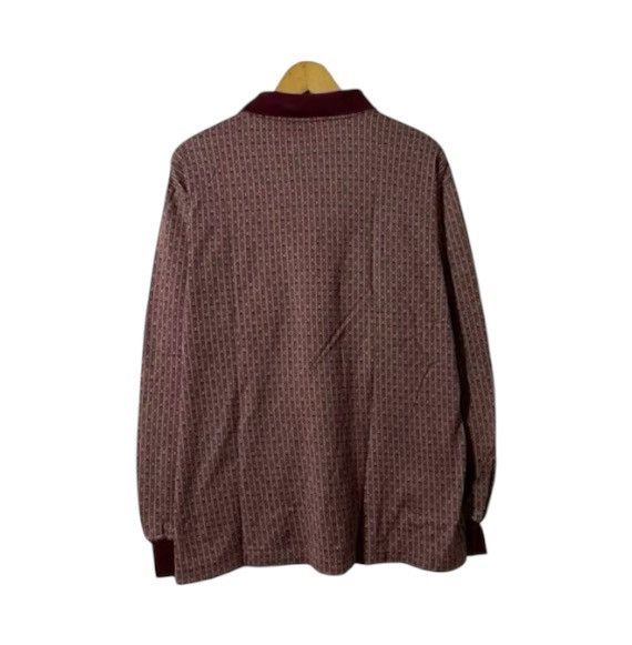 Yves Saint Laurent Yves Saint Laurent Patren Maroon Rugby Polos Size US XL / EU 56 / 4 - 2 Thumbnail