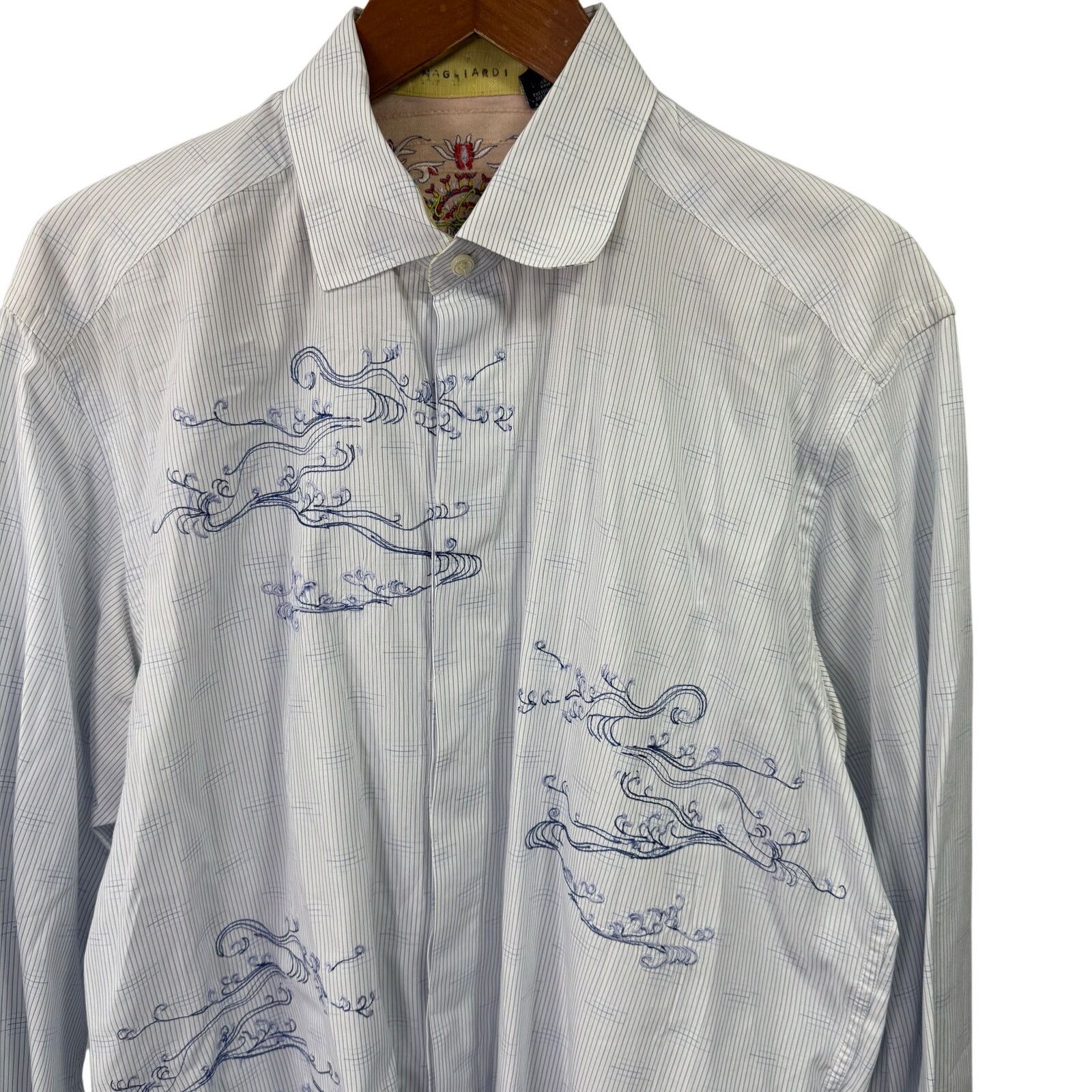 Robert Graham Robert Graham Men’s Shirt sz XL-Tall Cotton Silk NWOT #G654 Size US XL / EU 56 / 4 - 6 Thumbnail