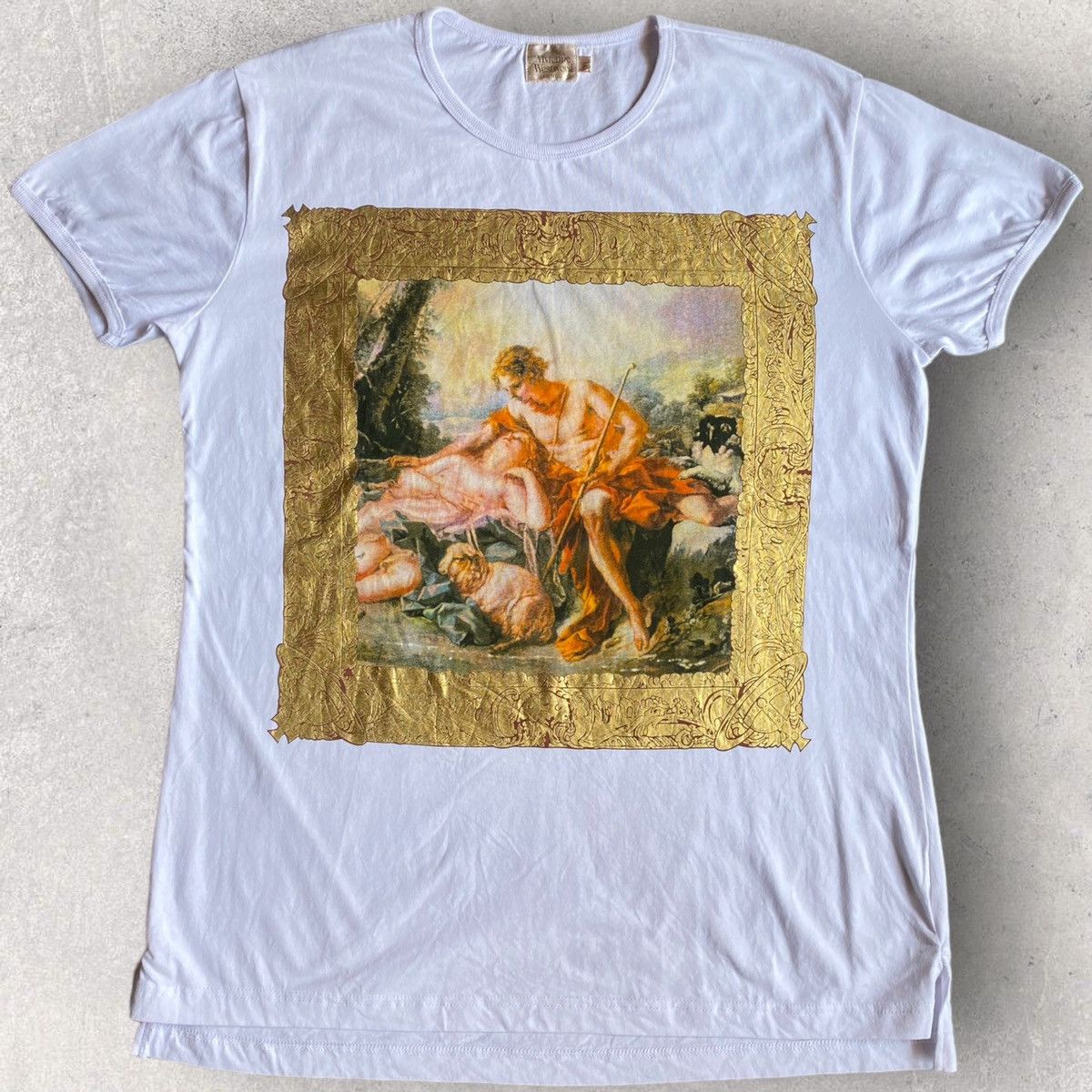 Image of Vivienne Westwood Vintage Aw90 François Boucher T Shirt in White, Men's (Size XL)