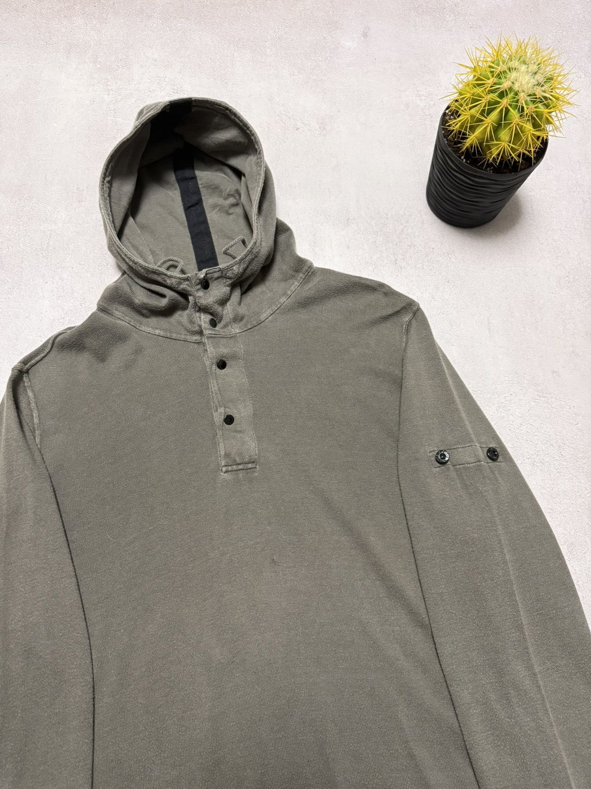 Stone Island Vintage Stone Island Hoodie Pullover Mens L Size Very Rare Size US L / EU 52-54 / 3 - 3 Thumbnail