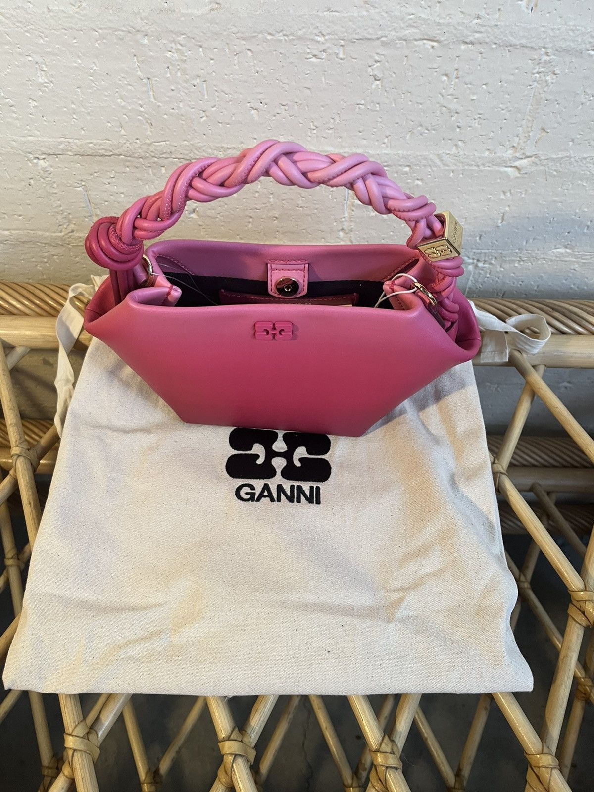 Ganni Fabulous hot pink Bou Bag from Ganni Size ONE SIZE - 6 Thumbnail