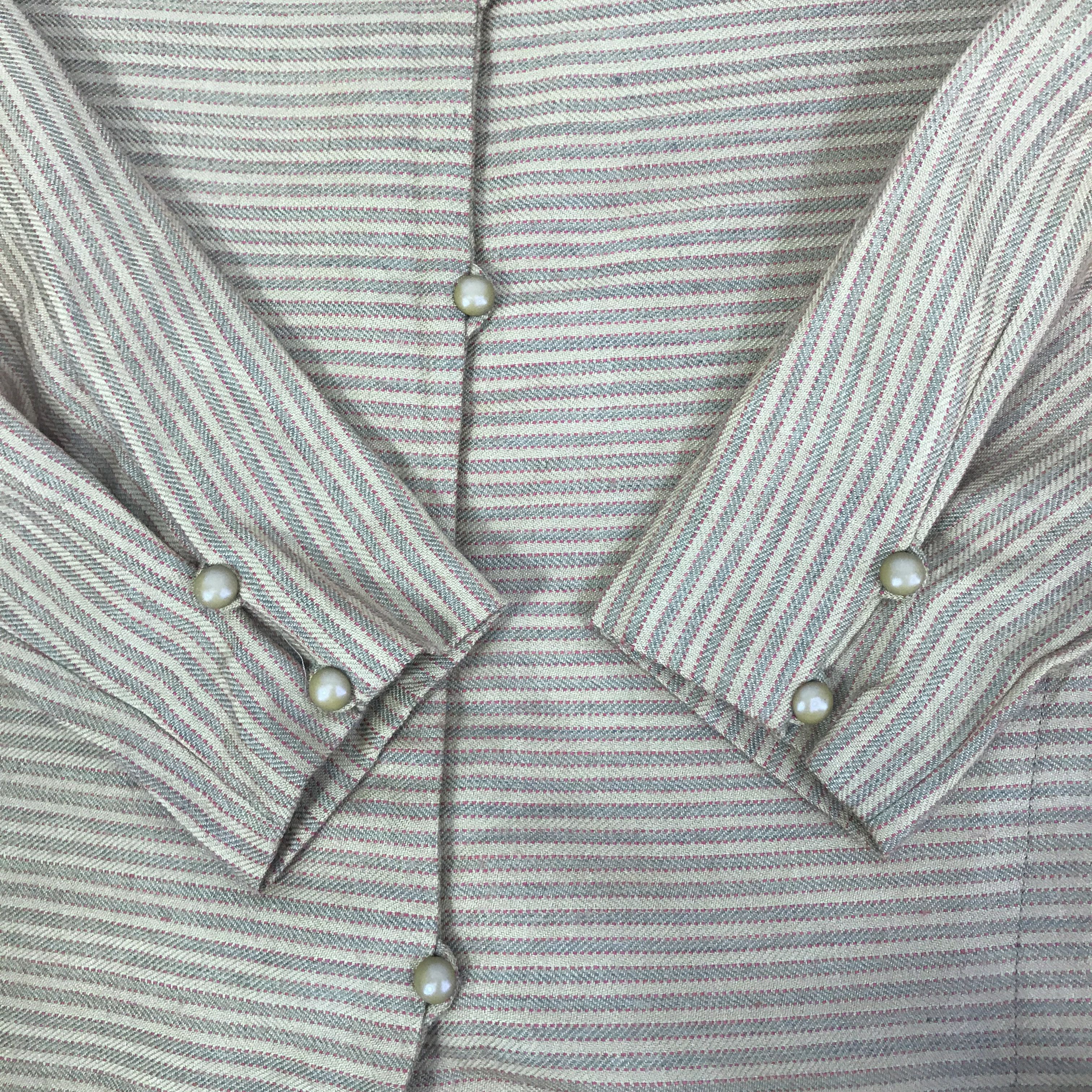 Christian Dior Monsieur CHRISTIAN DIOR STRIPED BUTTON UP JACKET K107B11 Size US M / EU 48-50 / 2 - 7 Thumbnail