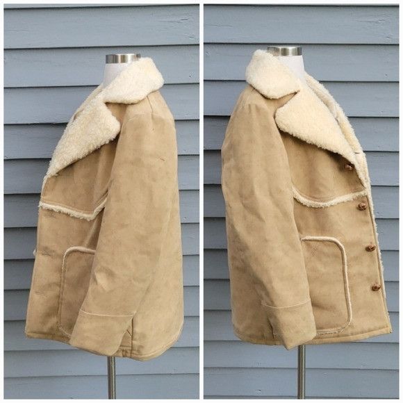 Vintage Vintage 80s Wiman Faux Suede Sherpa Fleece Shearling Rancher Size US M / EU 48-50 / 2 - 2 Thumbnail