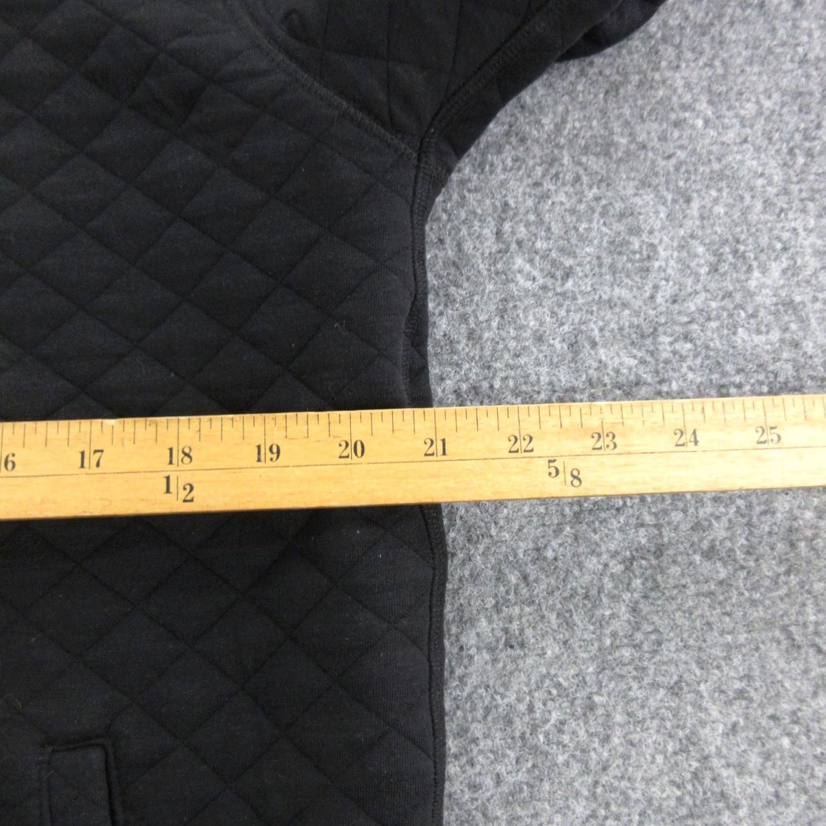 Marine Layer Marine Layer Shirt Mens L Black Sweatshirt Quilted Knit Zip Pullover Pockets Size US L / EU 52-54 / 3 - 4 Thumbnail