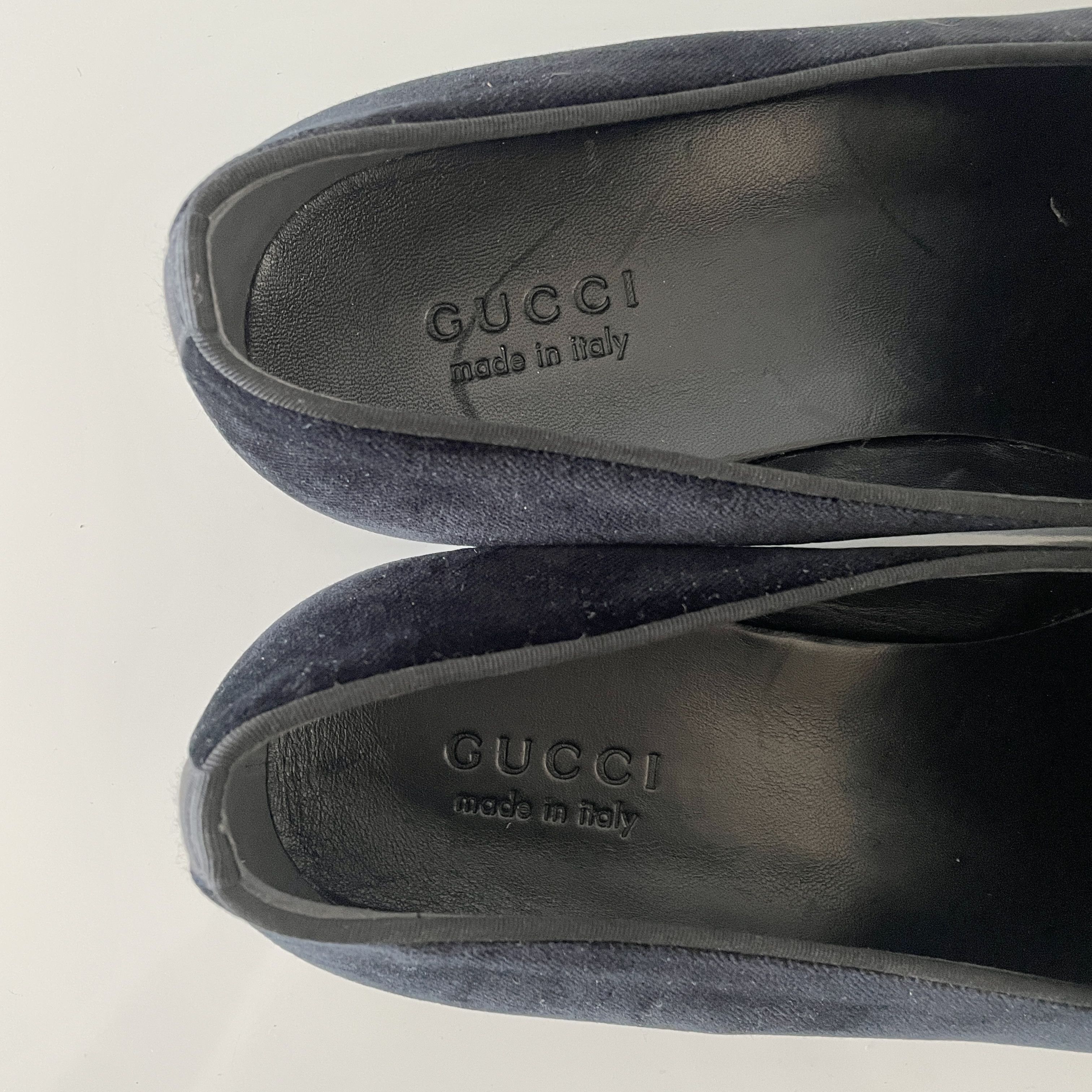 Gucci Gucci Runway Logo Flying Pig Velvet Leather Loafer Size US 11.5 / EU 44-45 - 10 Thumbnail