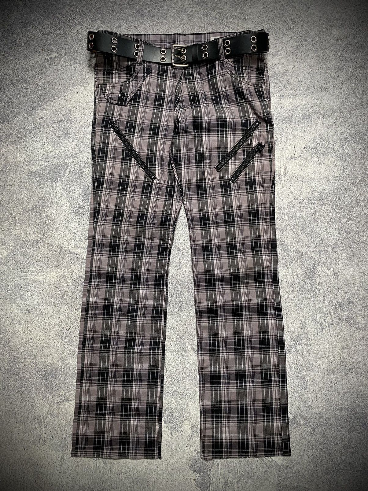 semanticdesign 🇯🇵 Semantic Design Tartan Bondage Pants Size US 30 / EU 46 - 3 Thumbnail