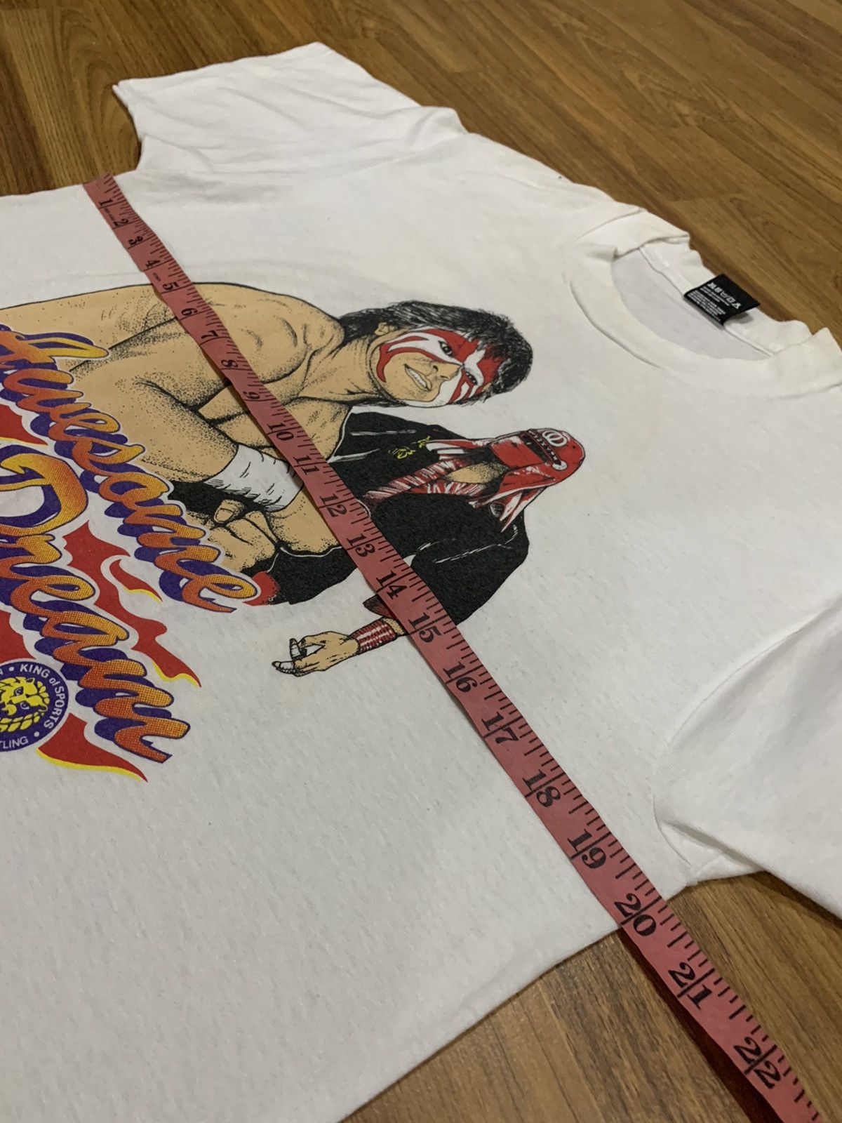 Japanese Brand 90s GREAT MUTA NEW JAPAN PRO WRESTLING SHIRT WWF WWE Size US L / EU 52-54 / 3 - 4 Thumbnail