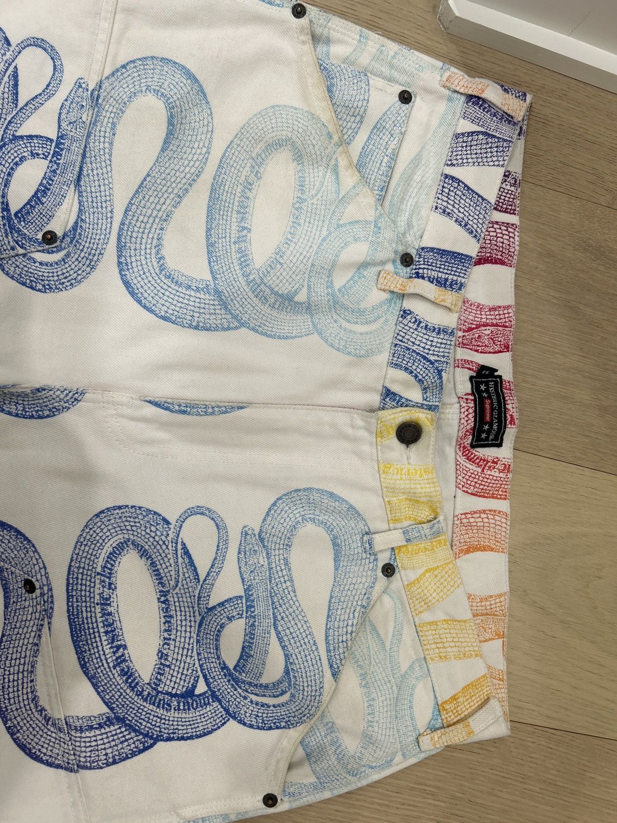 Hysteric Glamour × Supreme Supreme x Hysteric Glamour Snake Double Knee Painters SS21 Size US 34 / EU 50 - 6 Thumbnail