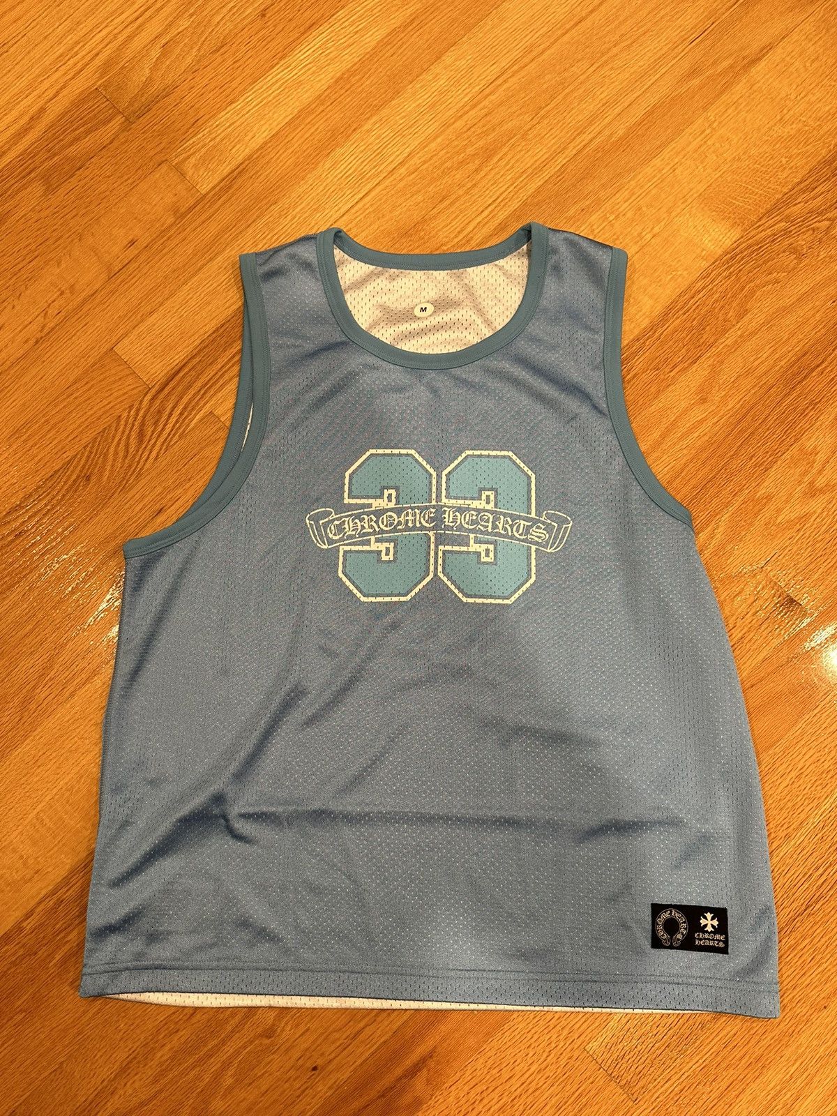 image of Chrome Hearts Reversible Baby Blue Jersey Medium, Men's