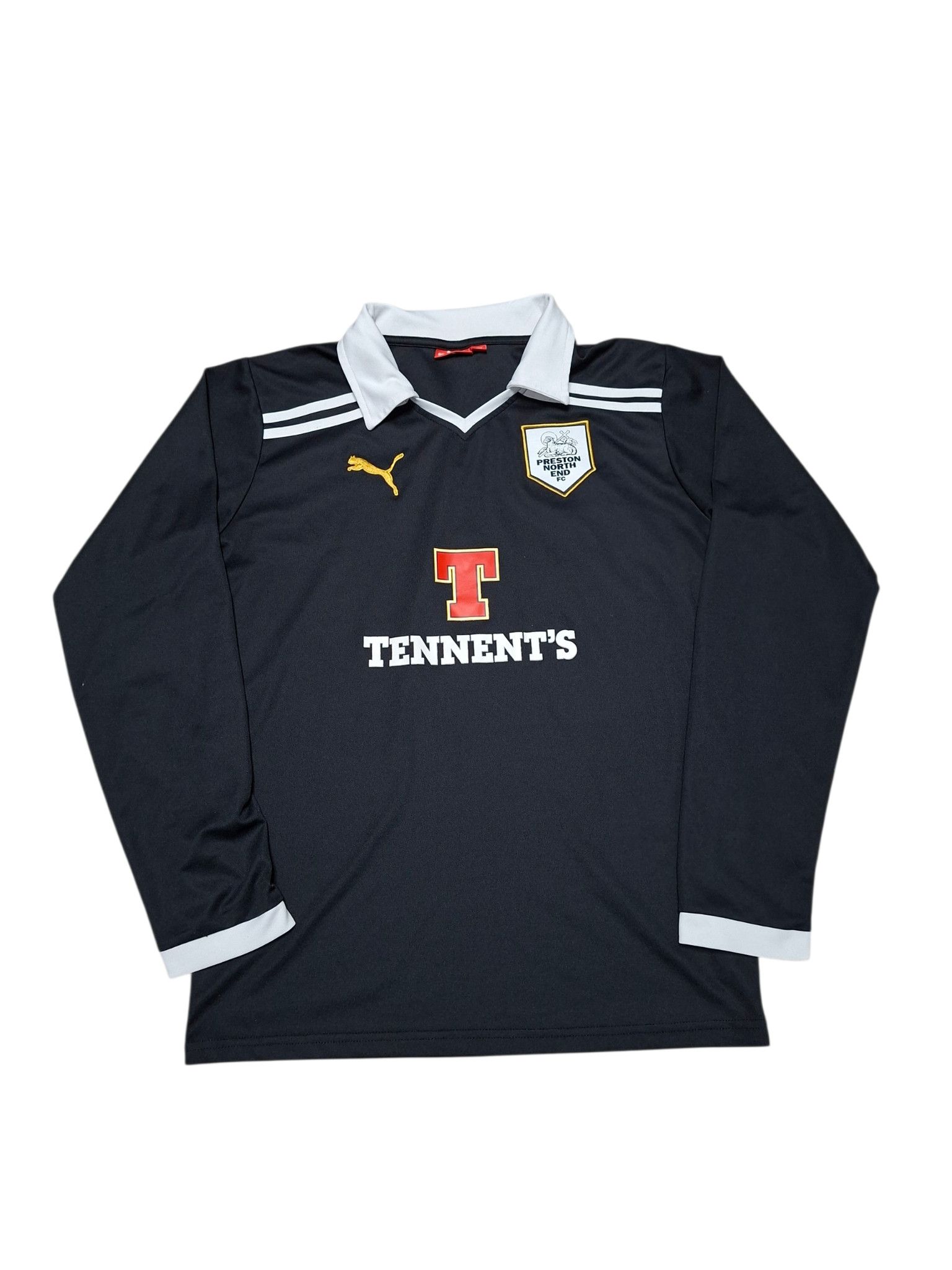Puma PRESTON NORTH END PUMA VINTAGE 2011/2012 LONG SOCCER JERSEY Size US M / EU 48-50 / 2 - 1 Thumbnail